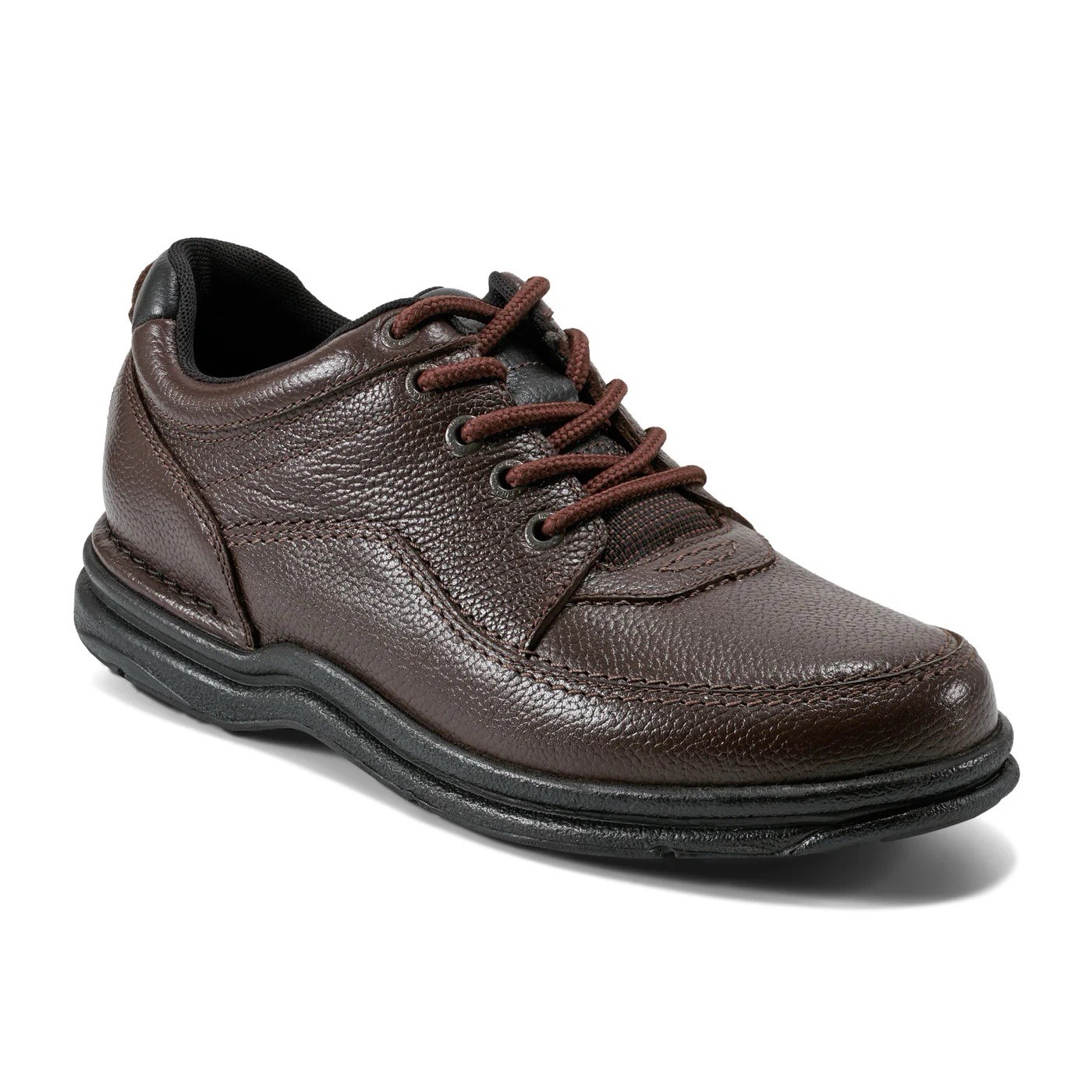 NEW ROCKPORT World Tour Classic Shoes Brown Tumbled Size 7.5 Men Wide Fit