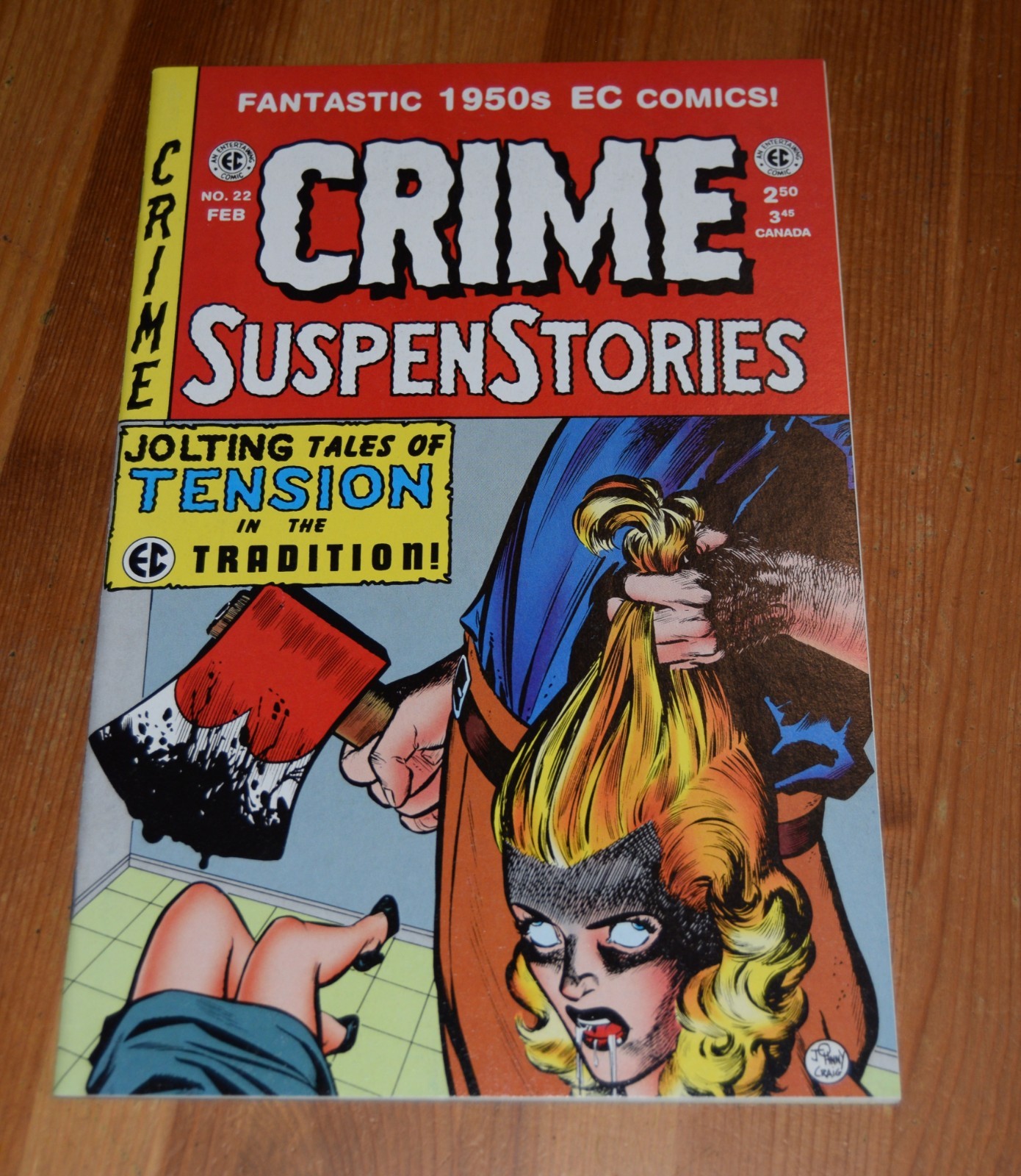 Crime Suspenstories # 22 Gemstone Reprint Classic Severed Head Cover E.C. Comics