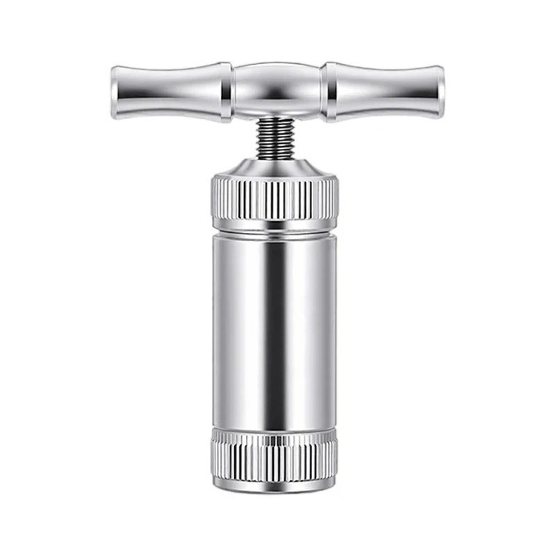 Aluminum Compressor Presser Tobacco Herb Press Squeezer Herbal Crusher T Handle