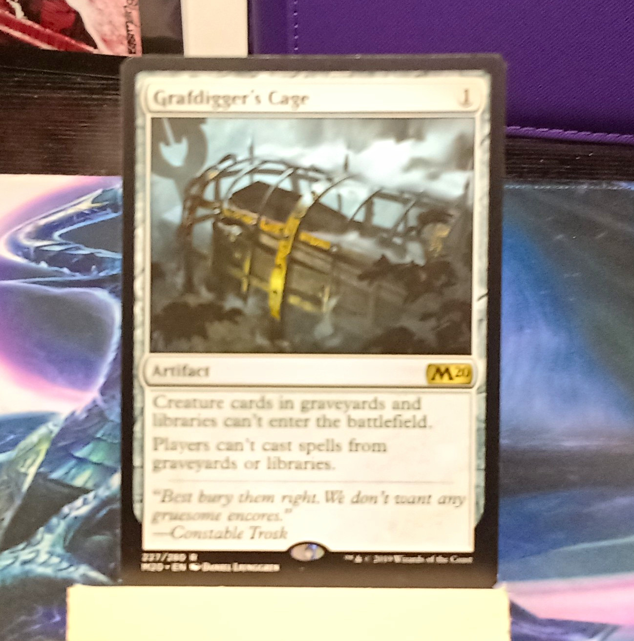 Wizards of the Coast MTG Grafdigger\'s Cage Regular EN Core Set 2020 Rare 227 Wizards of the Coast MTG Grafdigger\'s Cage Regular EN Core Set 2020 Rare 227