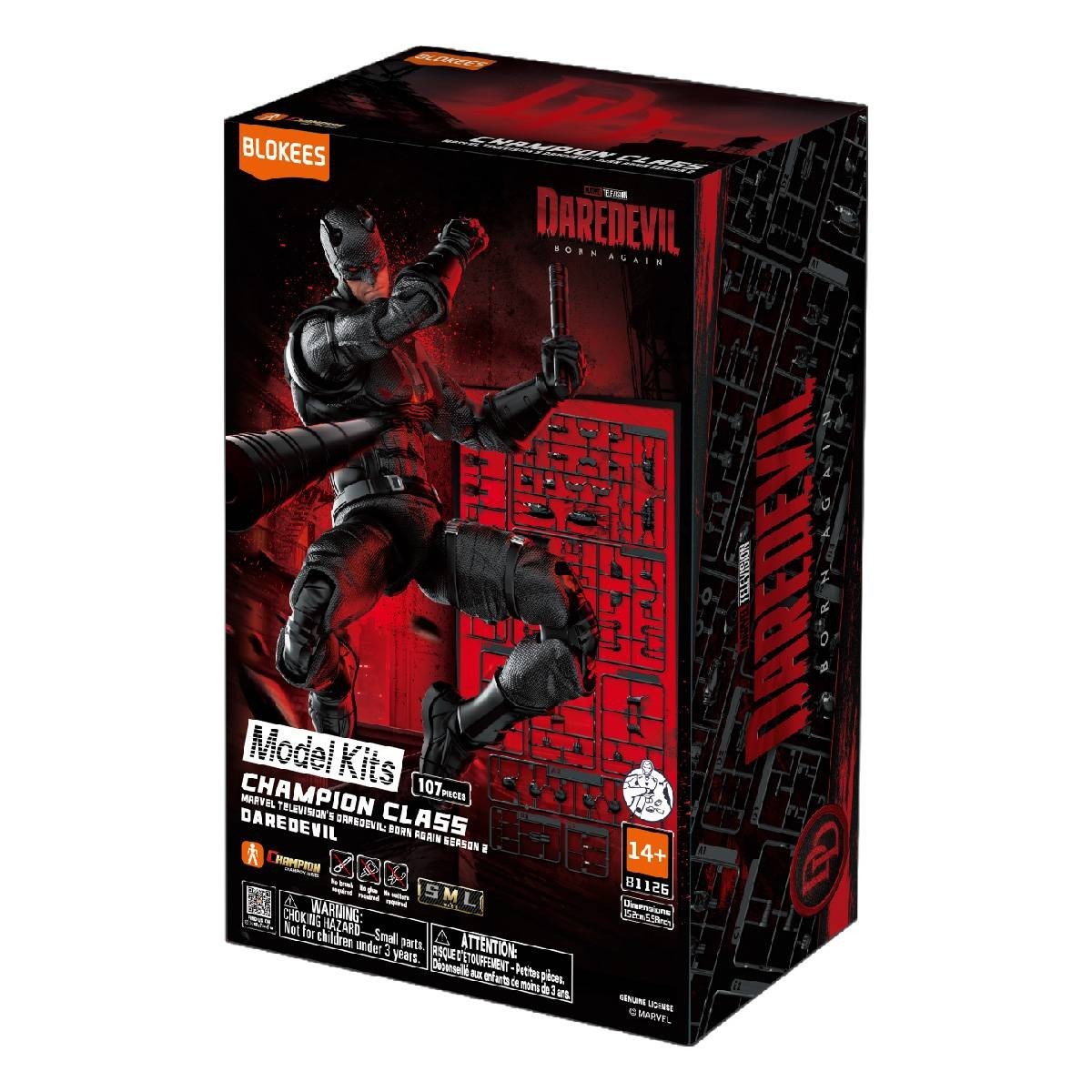 (PRE-ORDER) Blokees Marvel Champion Class Daredevil Born Again (US SELLER)