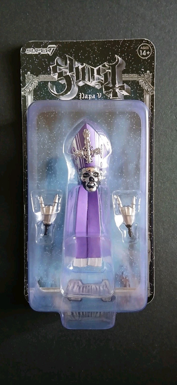 Super7 Ultimates Ghost Papa V Perpetua Super Bonus Pack Head & Hands Only