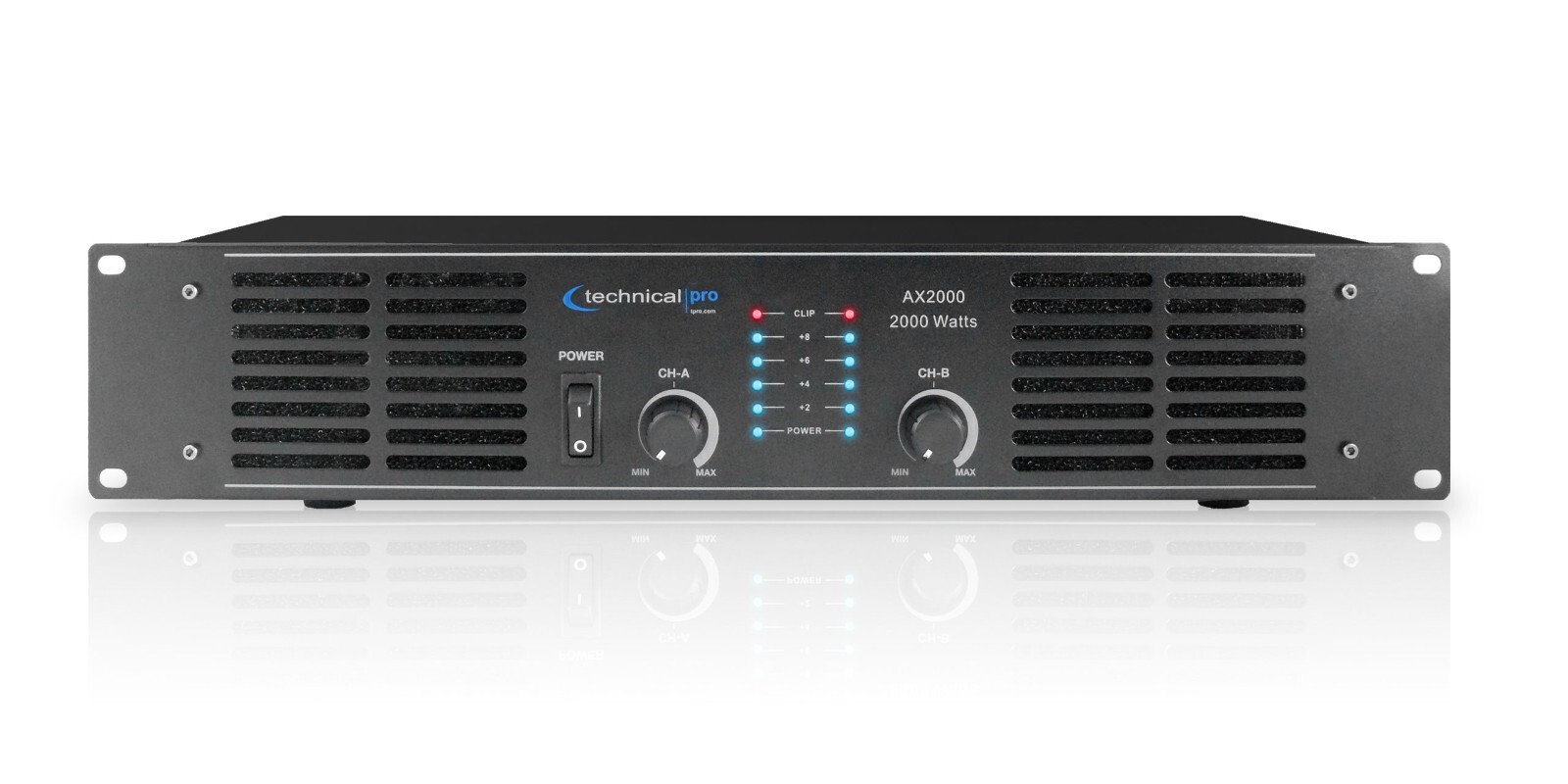 Technical Pro AX1200 2U Professional 2CH Power Amplifier Scratch & Dent