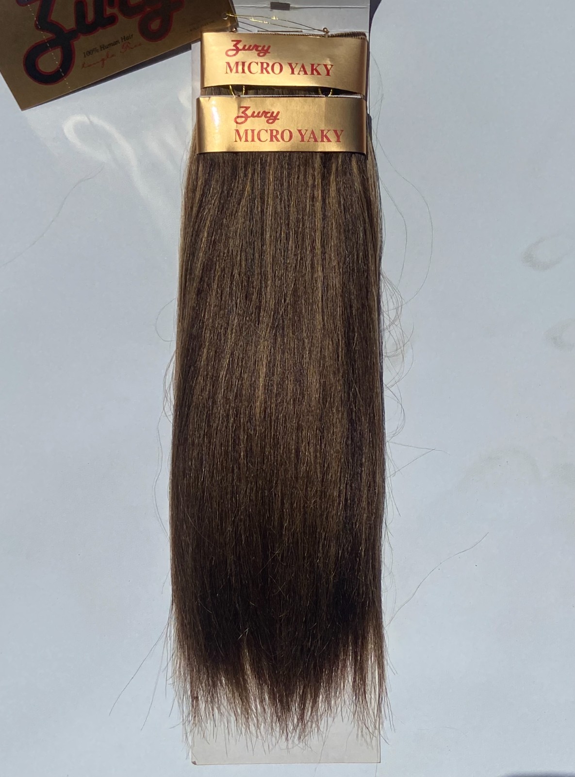 Zury Micro Yaky 100% Hair Extensions Tangle Free Perm CRW-10, 12, 14 Multi Color