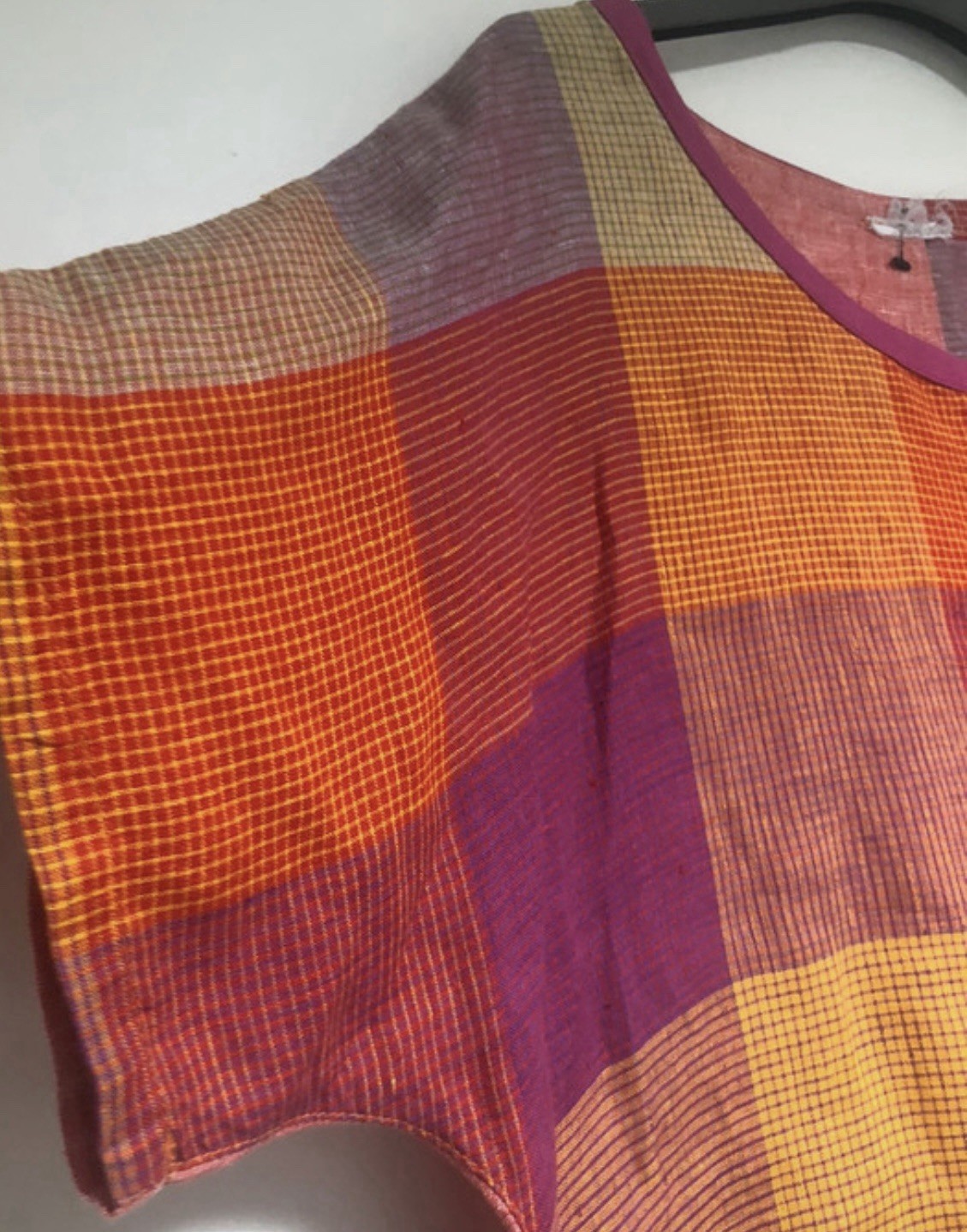Stunning Boho Pure Linen Dress Like Pero Injiri Gudrun Sjödén 14-16