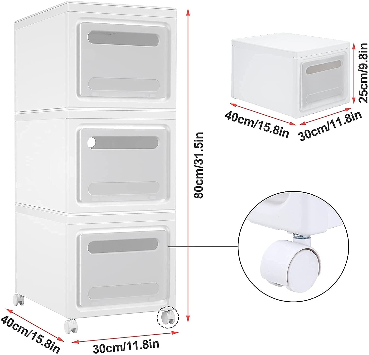 3/6/9Pcs Large Plastic Storage Bin Closet Organizer w/Lid Wheels Stackable Boxes 3/6/9Pcs Large Plastic Storage Bin Closet Organizer w/Lid Wheels Stackable Boxes