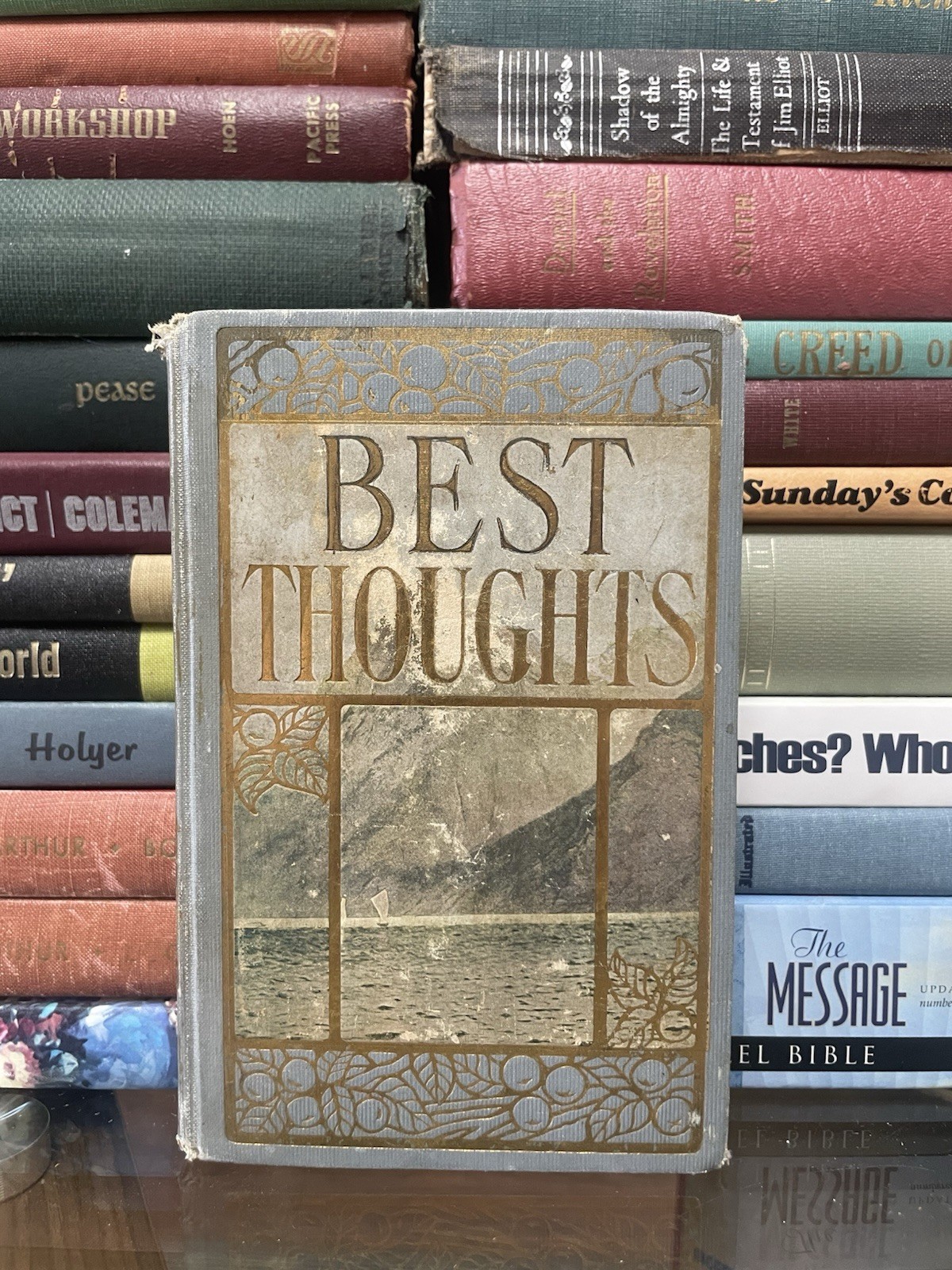 1896 ANTIQUE Best Thoughts by Henry Drummond