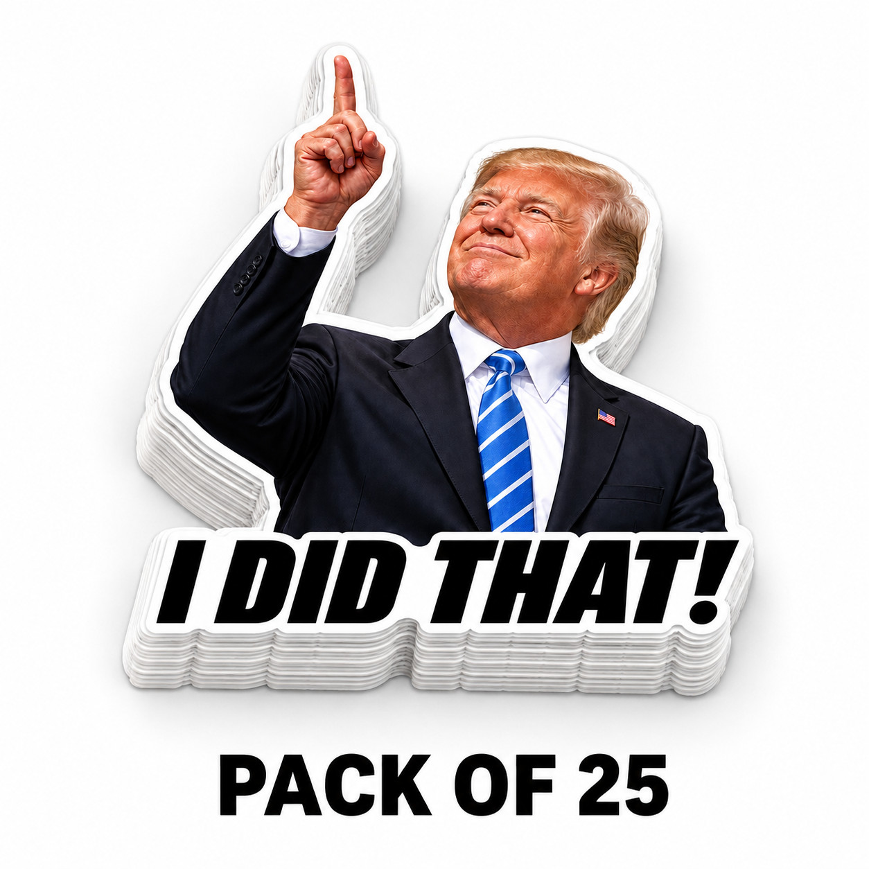 100 Trump I Did That Gas Pump Stickers Funny Political Vinyl Decals 2