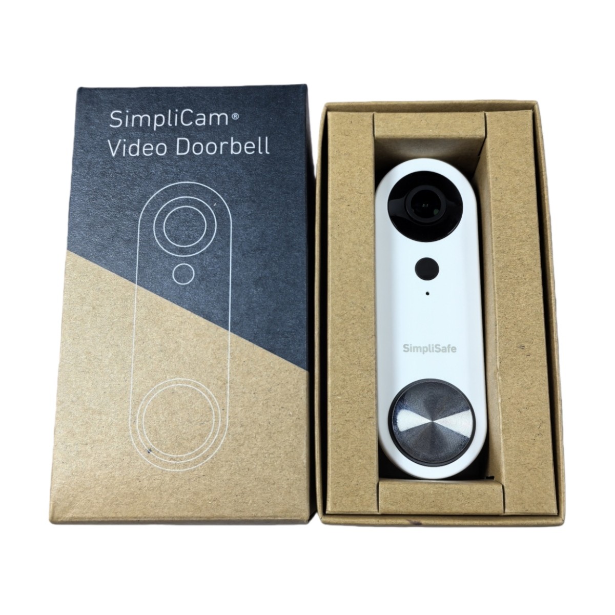 SimpliSafe Pro Video Wired Doorbell 1080p SSDB3 Camera Smart Home Security