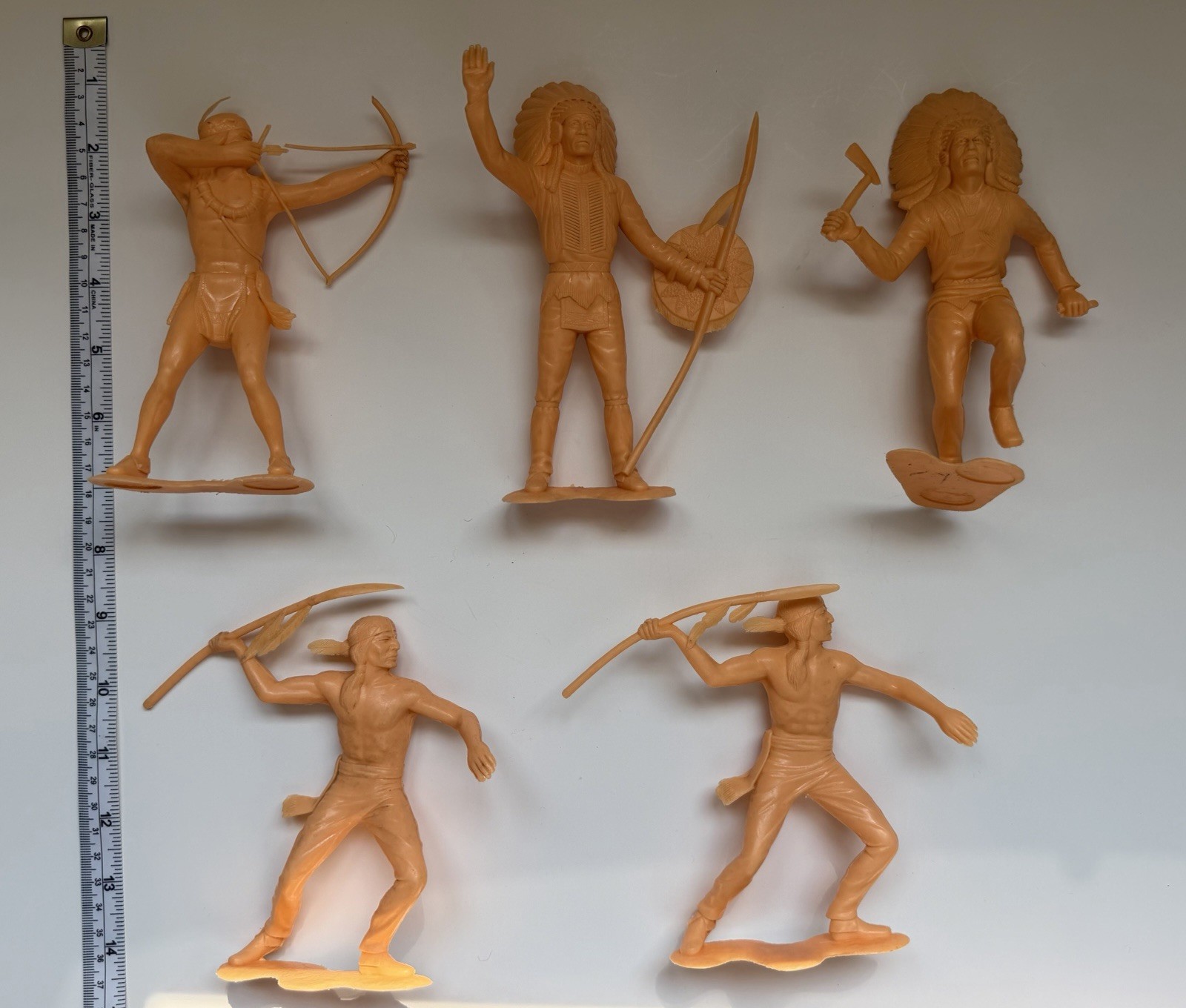 Vintage 1960’s-70’s Marx 6” Native American Figures, Original Owner Vintage 1960’s-70’s Marx 6” Native American Figures, Original Owner