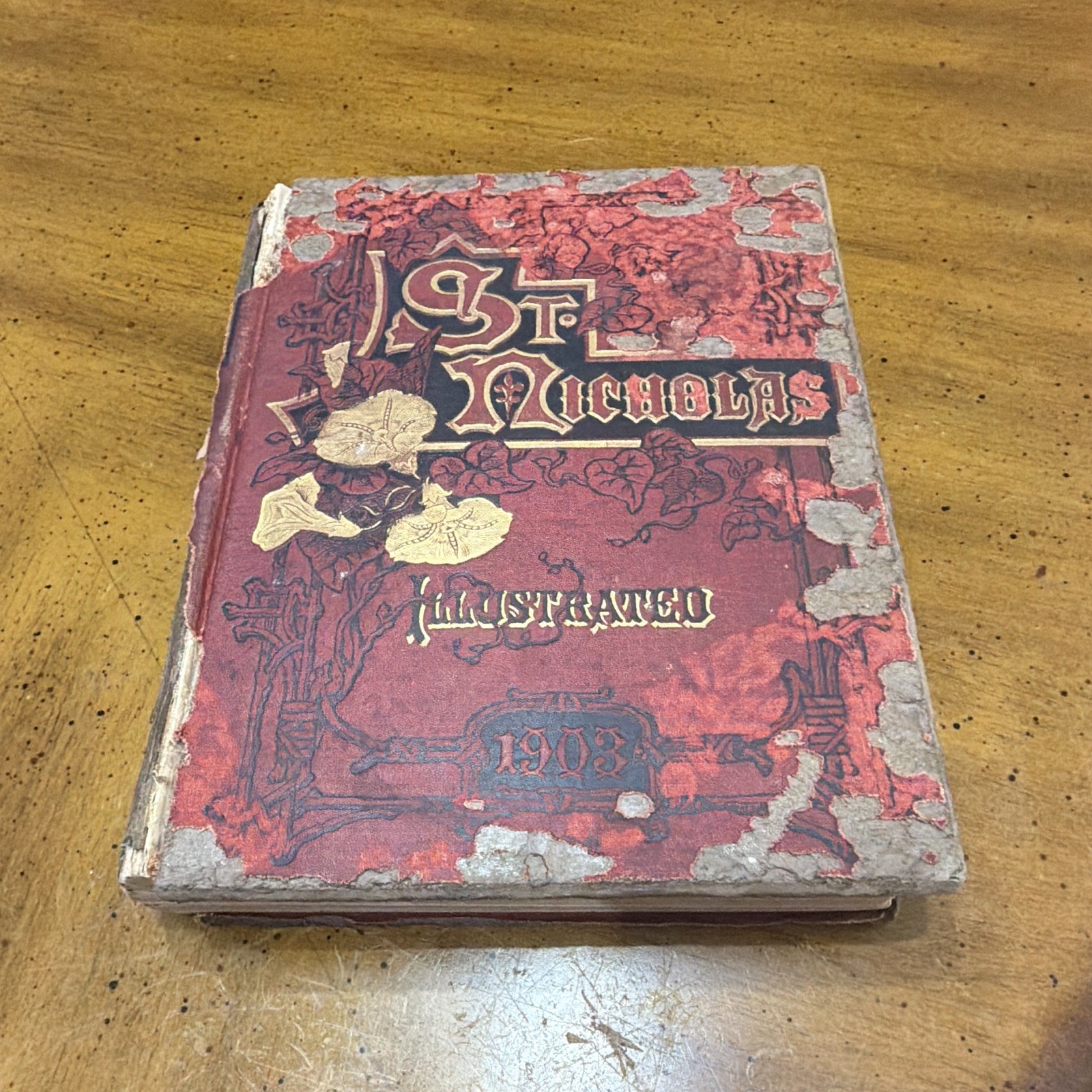 St. Nicholas 1903 Illustrated Children's Hardcover Book in English