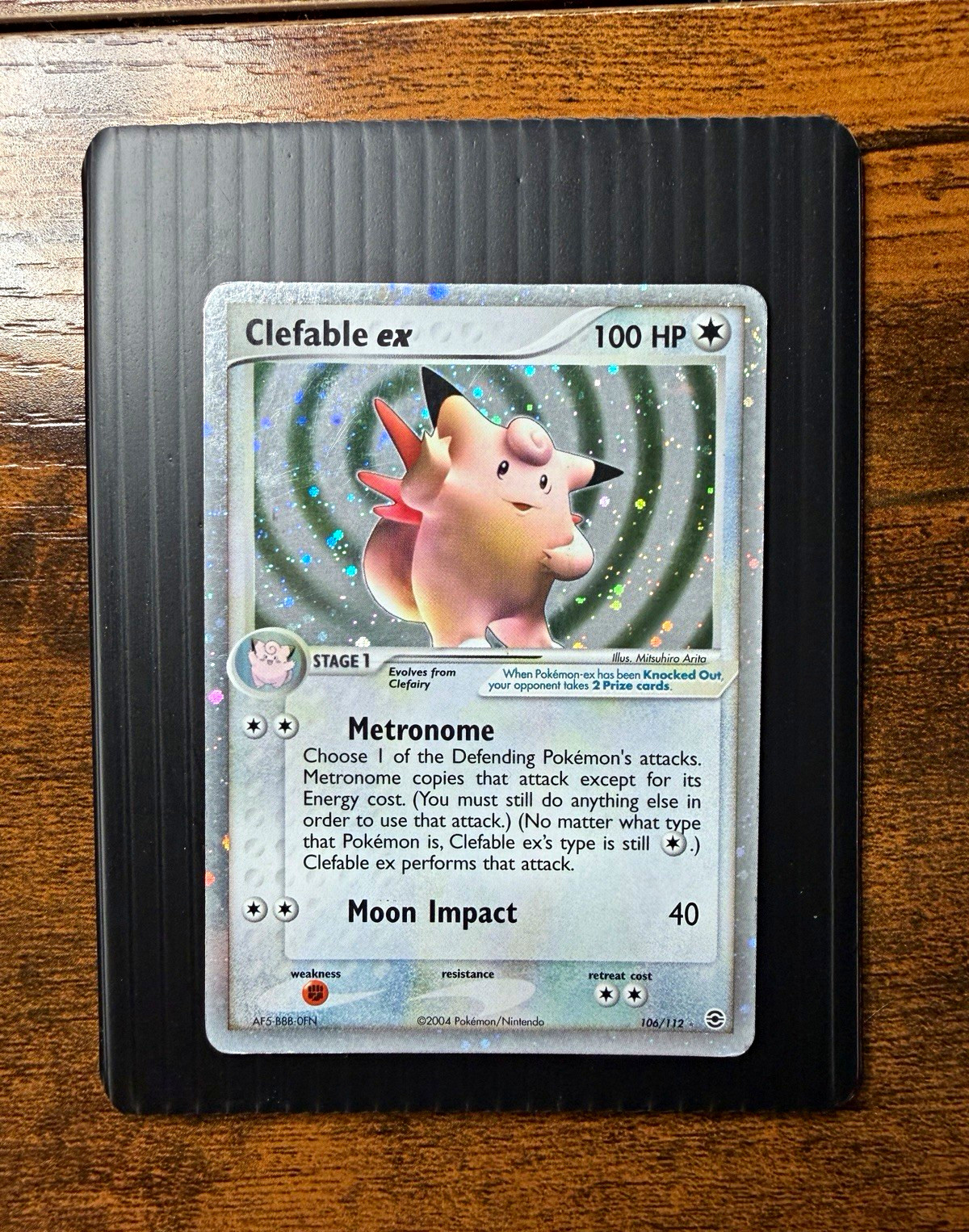Clefable ex 106/112 EX FireRed & LeafGreen Holo Ultra Rare English 2004 100 HP Clefable ex 106/112 EX FireRed & LeafGreen Holo Ultra Rare English 2004 100 HP