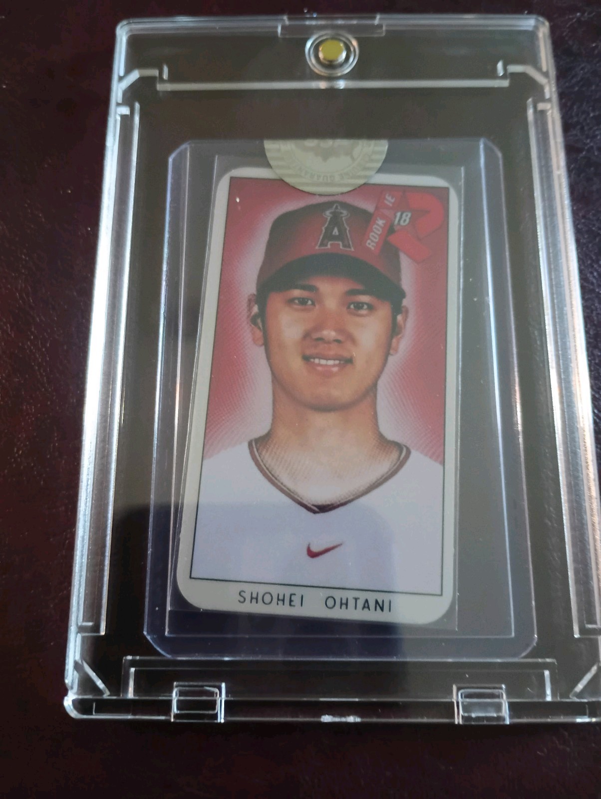 Rare Shohei Ohtani mini promo Tobacco sticker Card Rare Shohei Ohtani mini promo Tobacco sticker Card