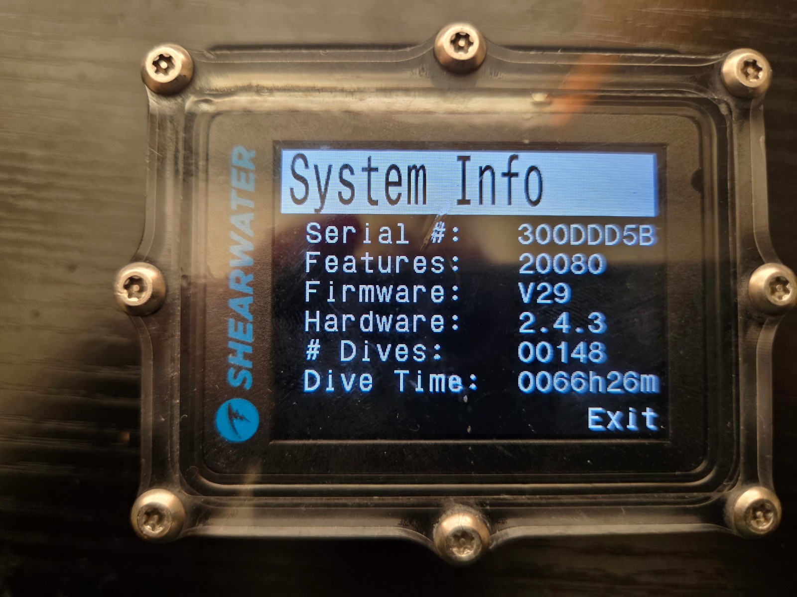 Shearwater Petrel 2 Good Working Condition, Standalone Dive Computer