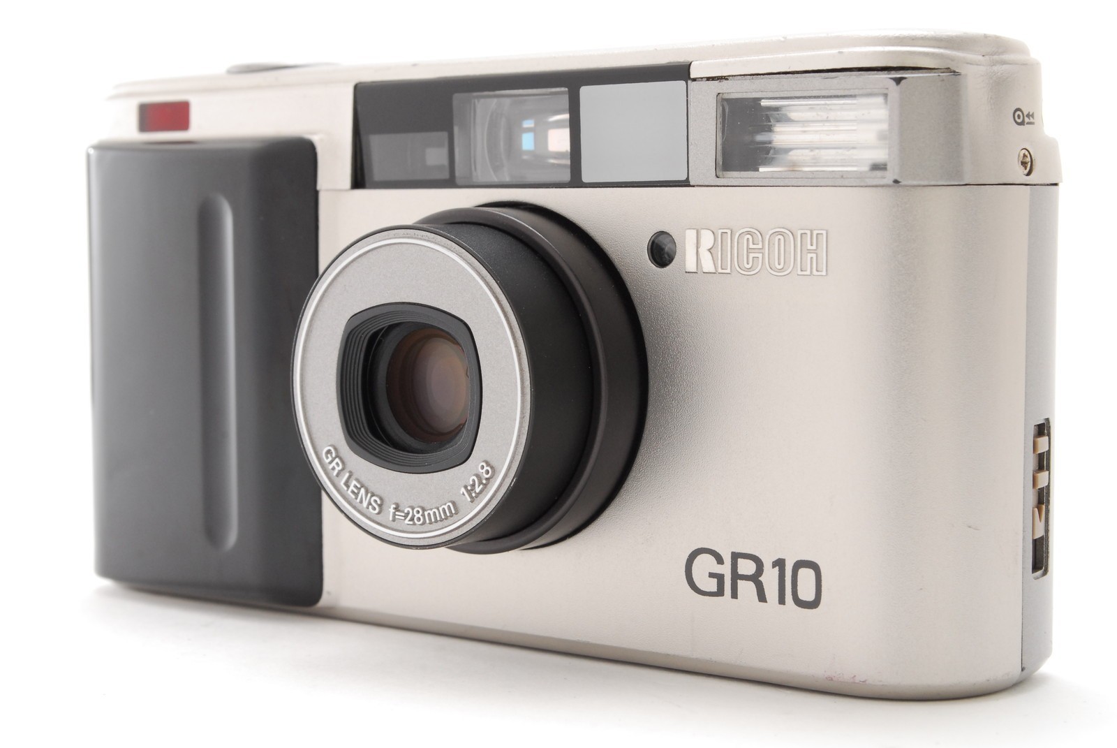 Read [NEAR MINT] Ricoh GR10 Silver Point & Shoot 35mm Film Camera From JAPAN