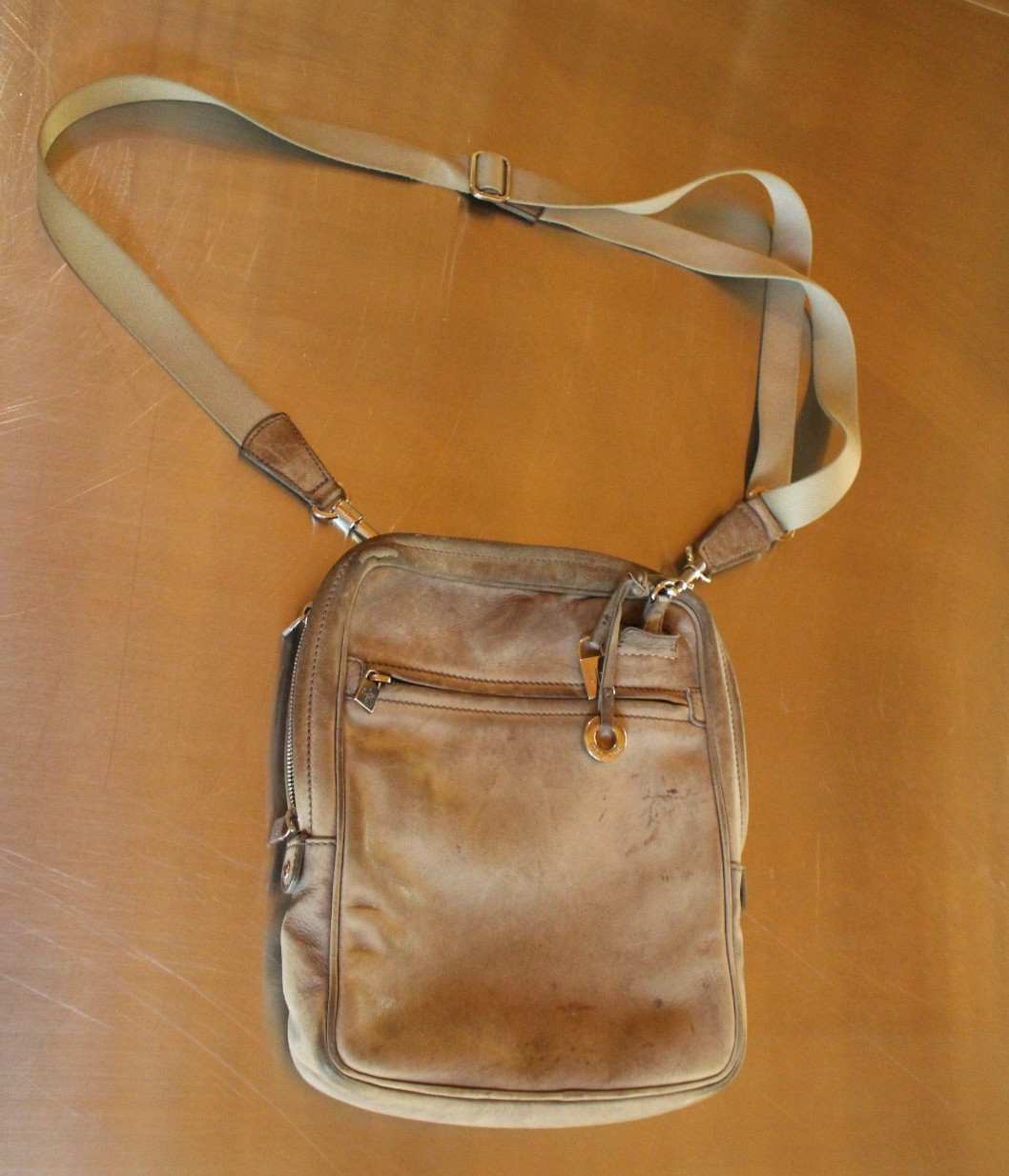 Loro Piana Leather Shoulder Bag