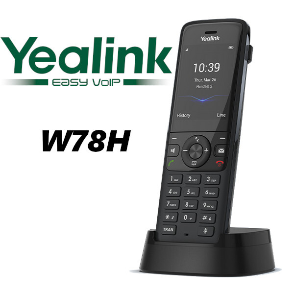 Yealink W78H DECT Cordless Phone Handset for W70B W80DM & W90DM 1302023