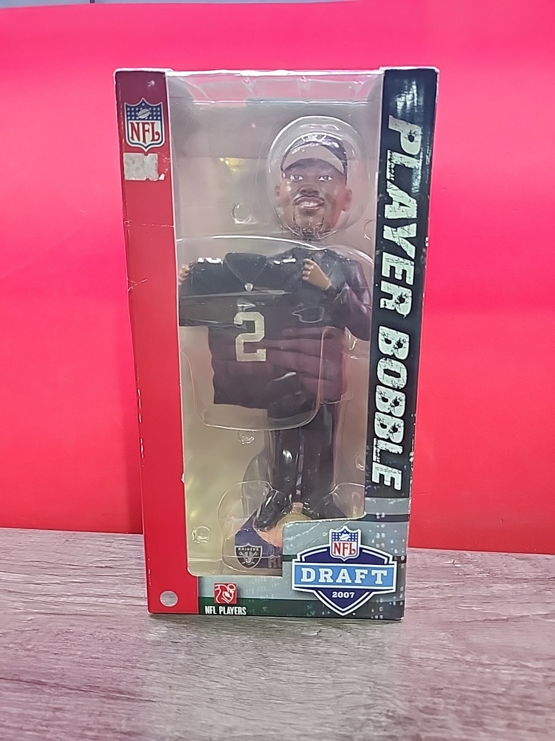 JaMarcus Russell 2007 NFL Draft Player Bobble Head Forever Collectibles RARE