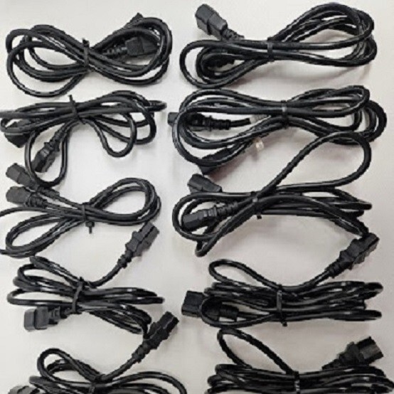 ***GREAT*** LOT of 10 6FT C13 C14 PDU to Server 18AWG Power Extension Cords ***GREAT*** LOT of 10 6FT C13 C14 PDU to Server 18AWG Power Extension Cords