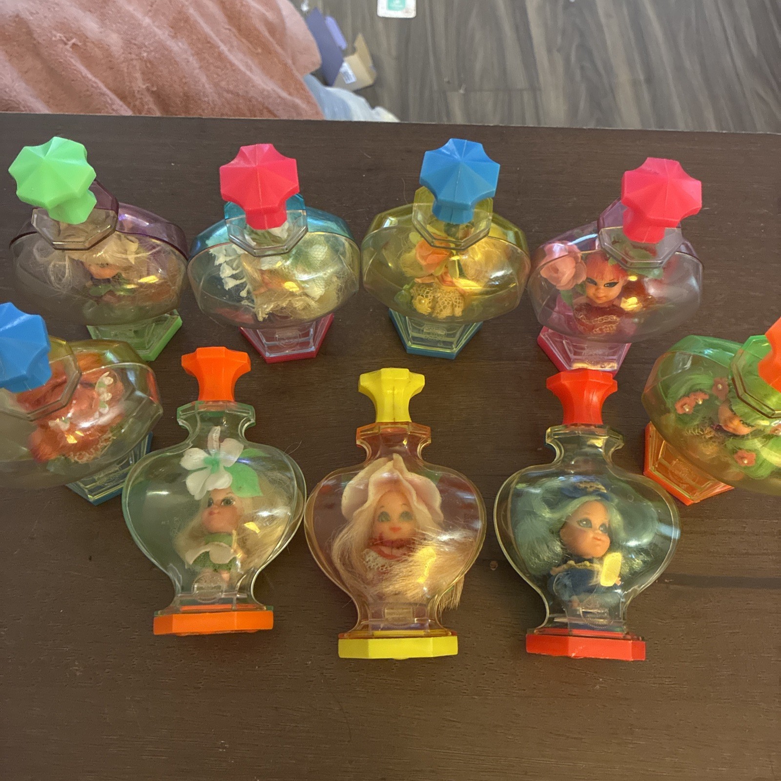 ALL 9 Vintage Mattel LIDDLE KIDDLE Kiddles Kologne Doll dolls Bottles Bottle