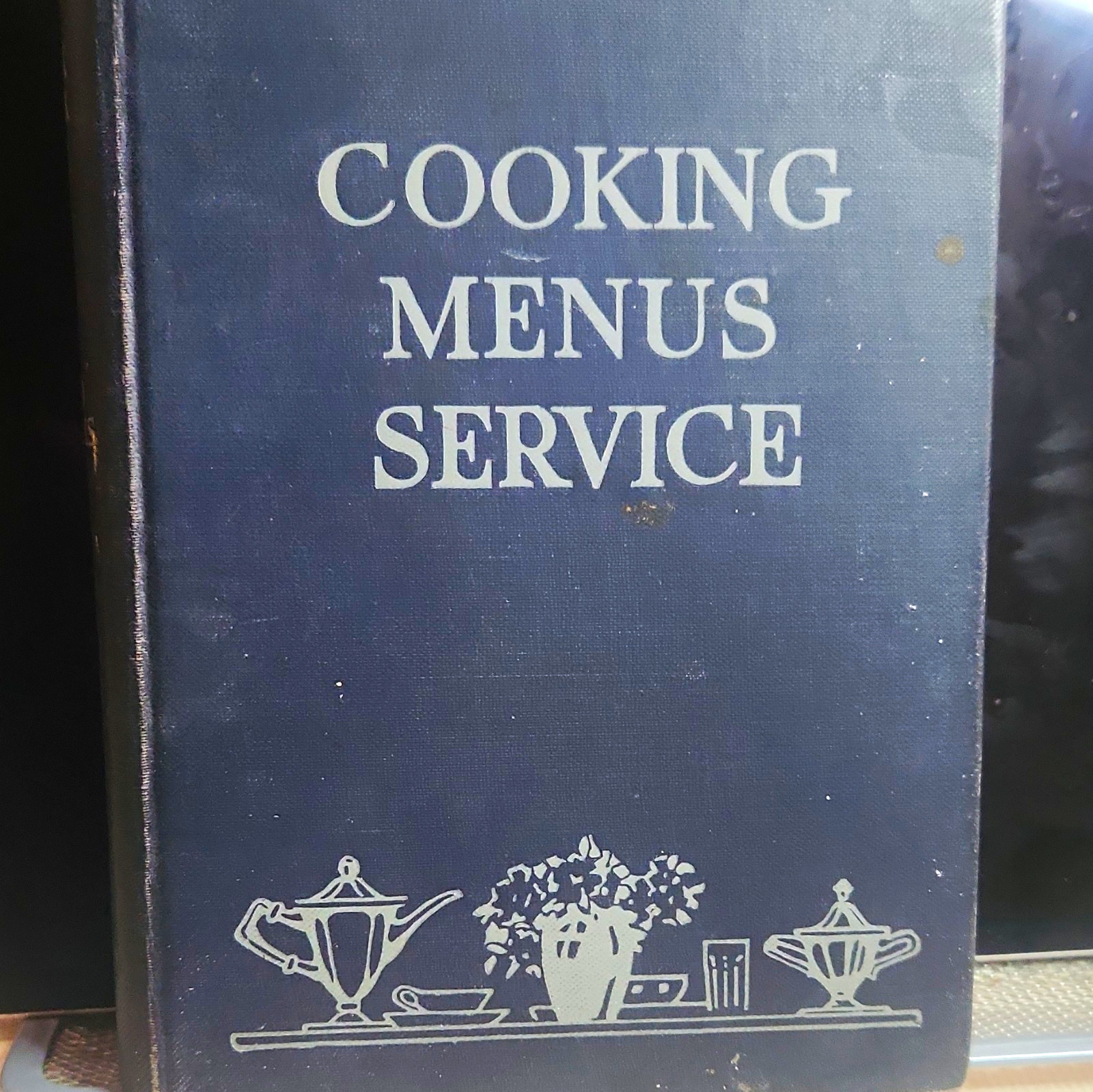 Ida Bailey Allen Cooking Menus Service Hardcover Cookbook, Professional Edition