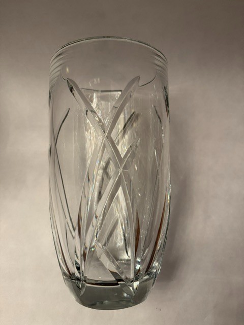 A Stunning Large John Rocha Waterford Crystal Vase. 10” Height. A Stunning Large John Rocha Waterford Crystal Vase. 10” Height.