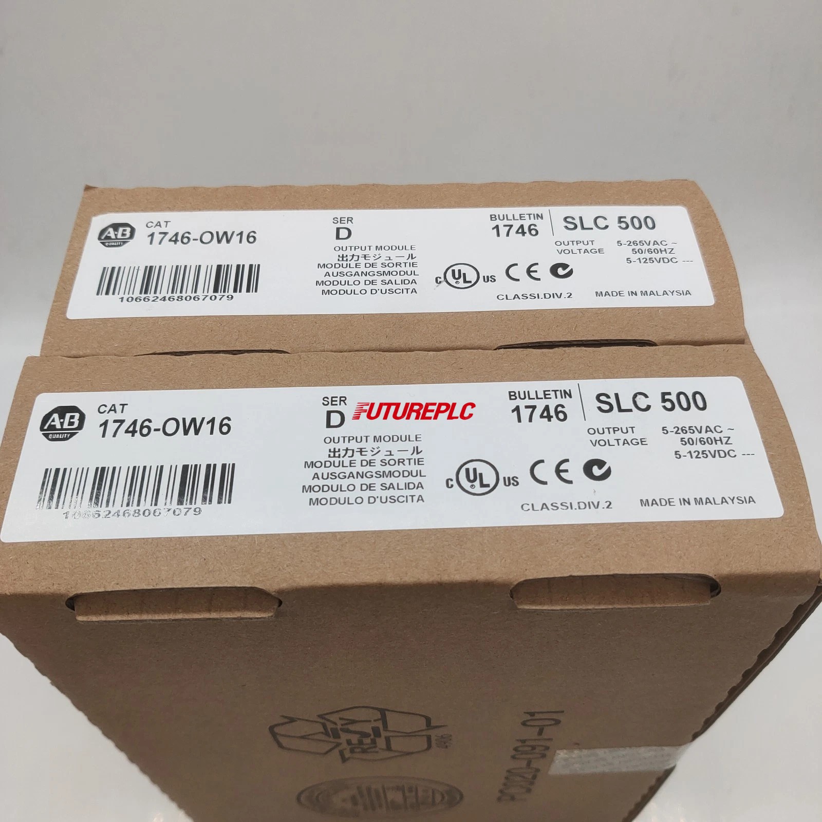 New Factory Sealed AB 1746-OW16 SLC 500 Ser D PLC Output Module AB 1746OW16 New Factory Sealed AB 1746-OW16 SLC 500 Ser D PLC Output Module AB 1746OW16
