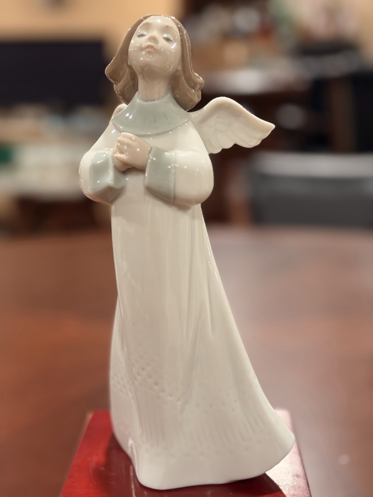 Vintage Lladro An Angels Wish 6788 Porcelain Figurine Plegaria Praying Angel 9 Vintage Lladro An Angels Wish 6788 Porcelain Figurine Plegaria Praying Angel 9