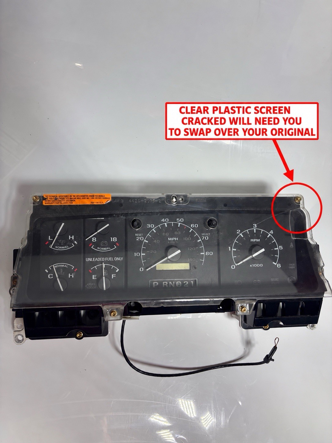 94-95 Ford F150 Speedometer Instrument Dash Gauge Cluster OEM F5TF10849EA