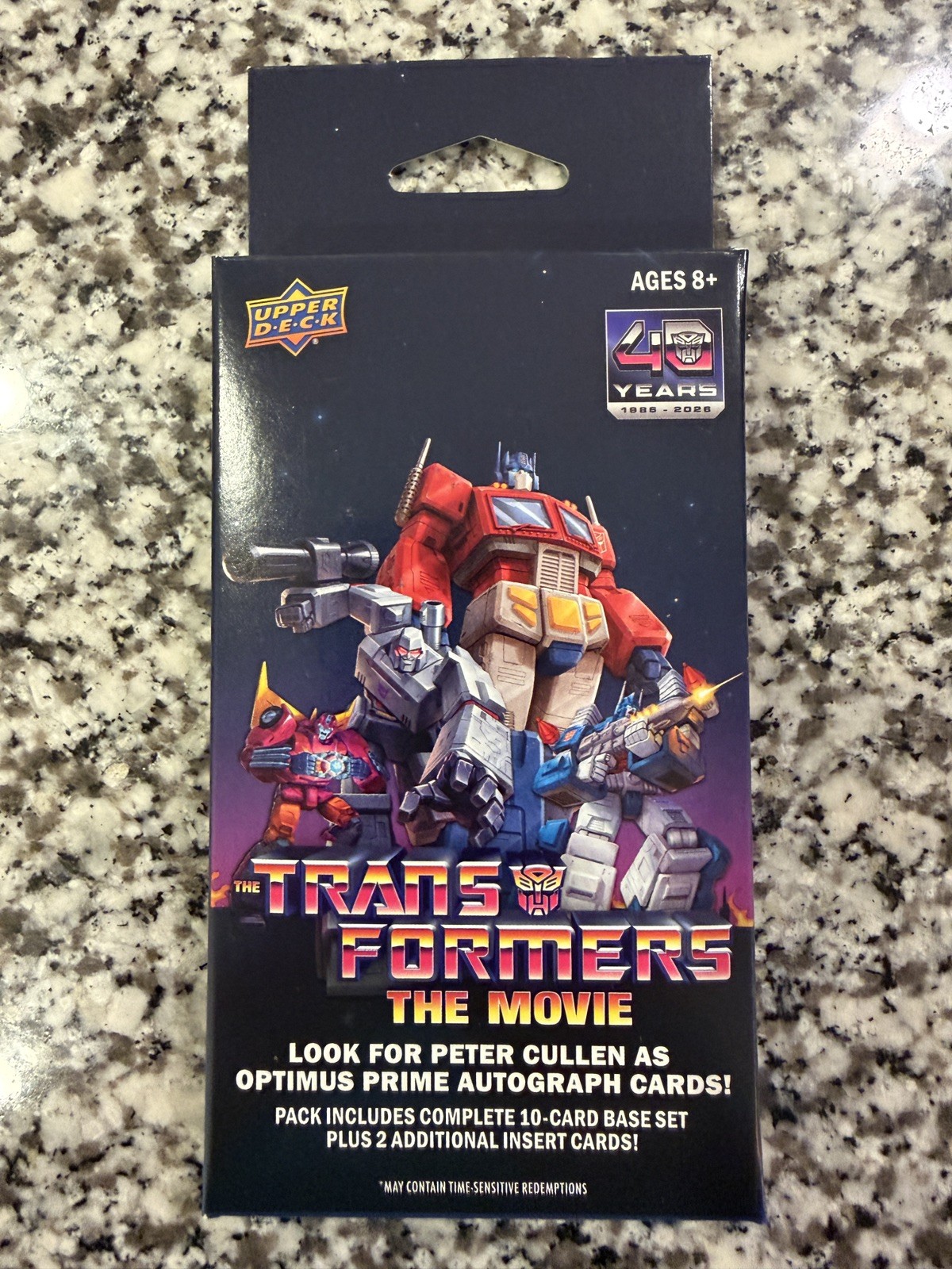 2026 Upper Deck Transformers The Movie Special Edition Trading Cards Hanger Box 2026 Upper Deck Transformers The Movie Special Edition Trading Cards Hanger Box