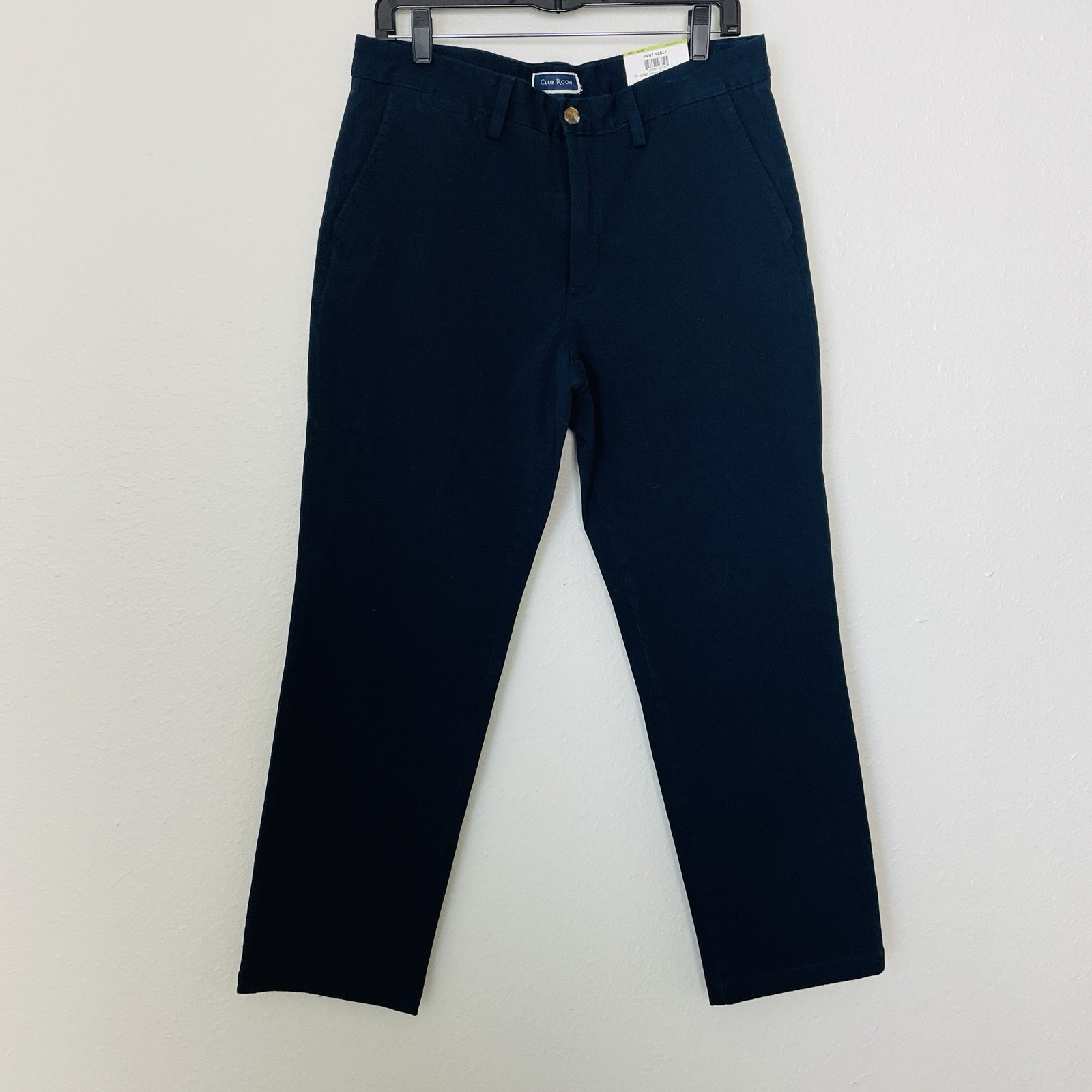 Club Room Men 30x30 Navy Blue Pants Classic Fit Chino Casual Comfort Stretch NEW Club Room Men 30x30 Navy Blue Pants Classic Fit Chino Casual Comfort Stretch NEW