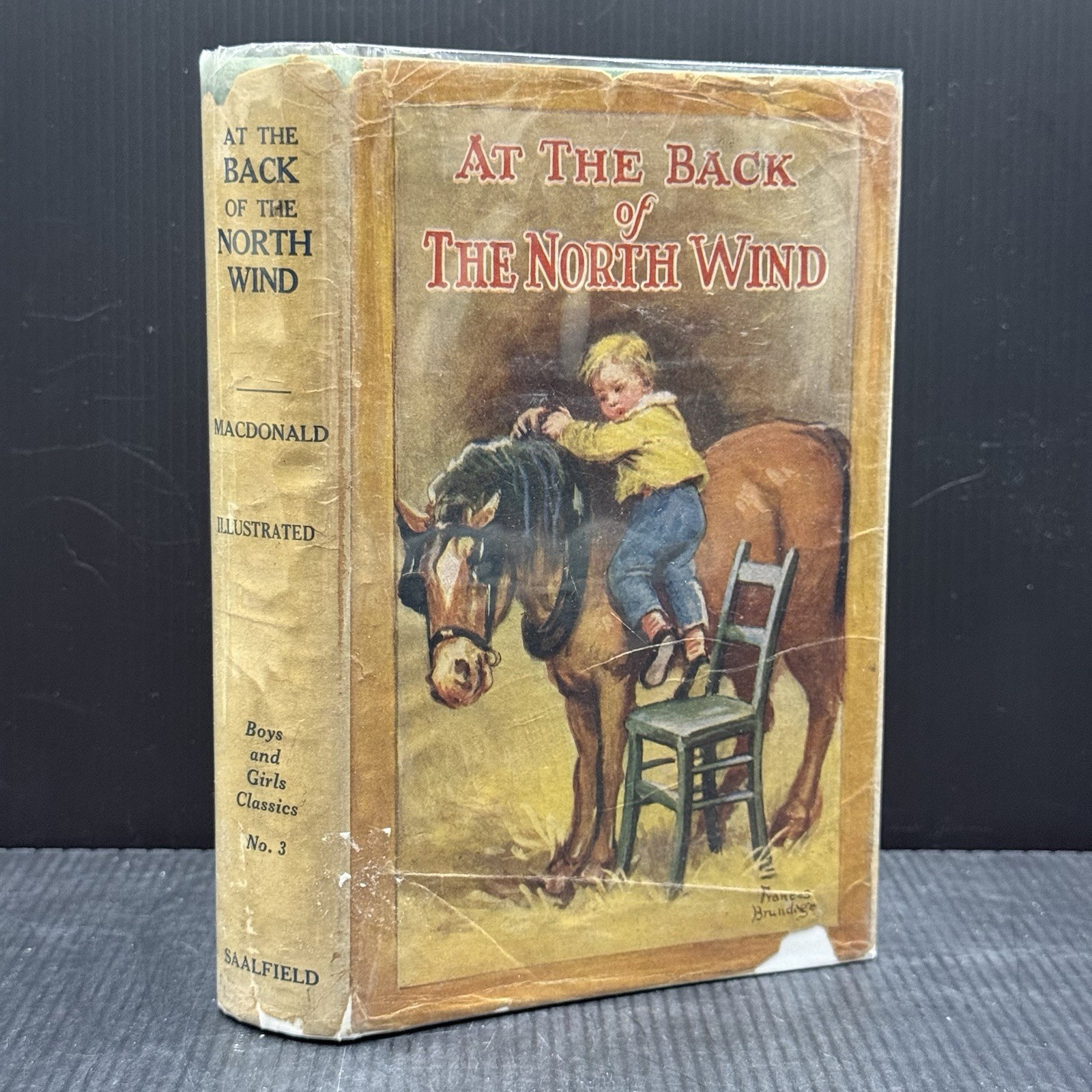 At the Back of the North Wind George MacDonald Illustrated F. Brundage 1927 Ed