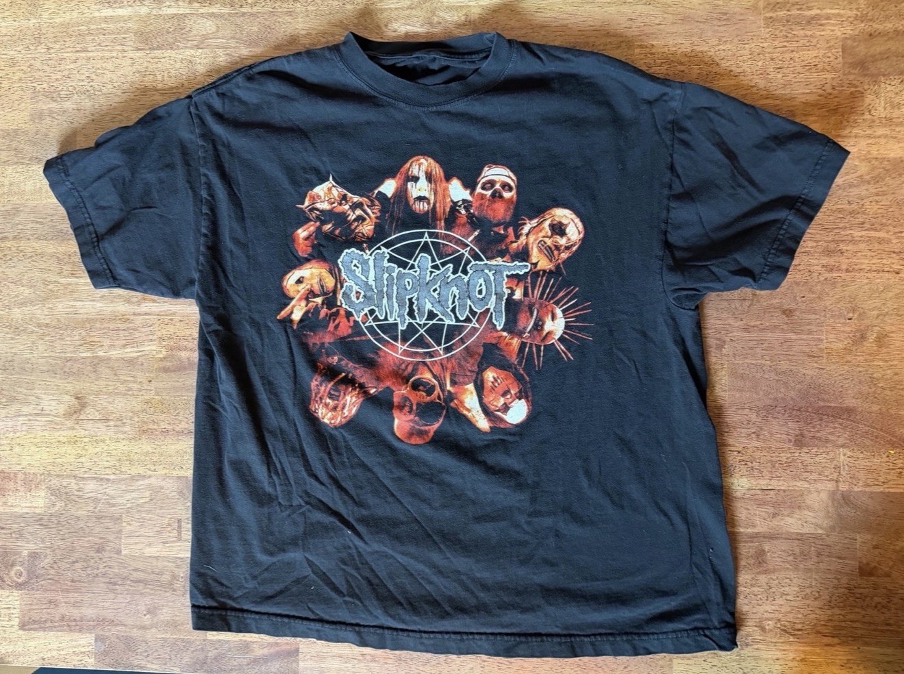 Vintage Slipknot Iowa T Shirt L-XL Goat Band Tee Original Y2K Metal