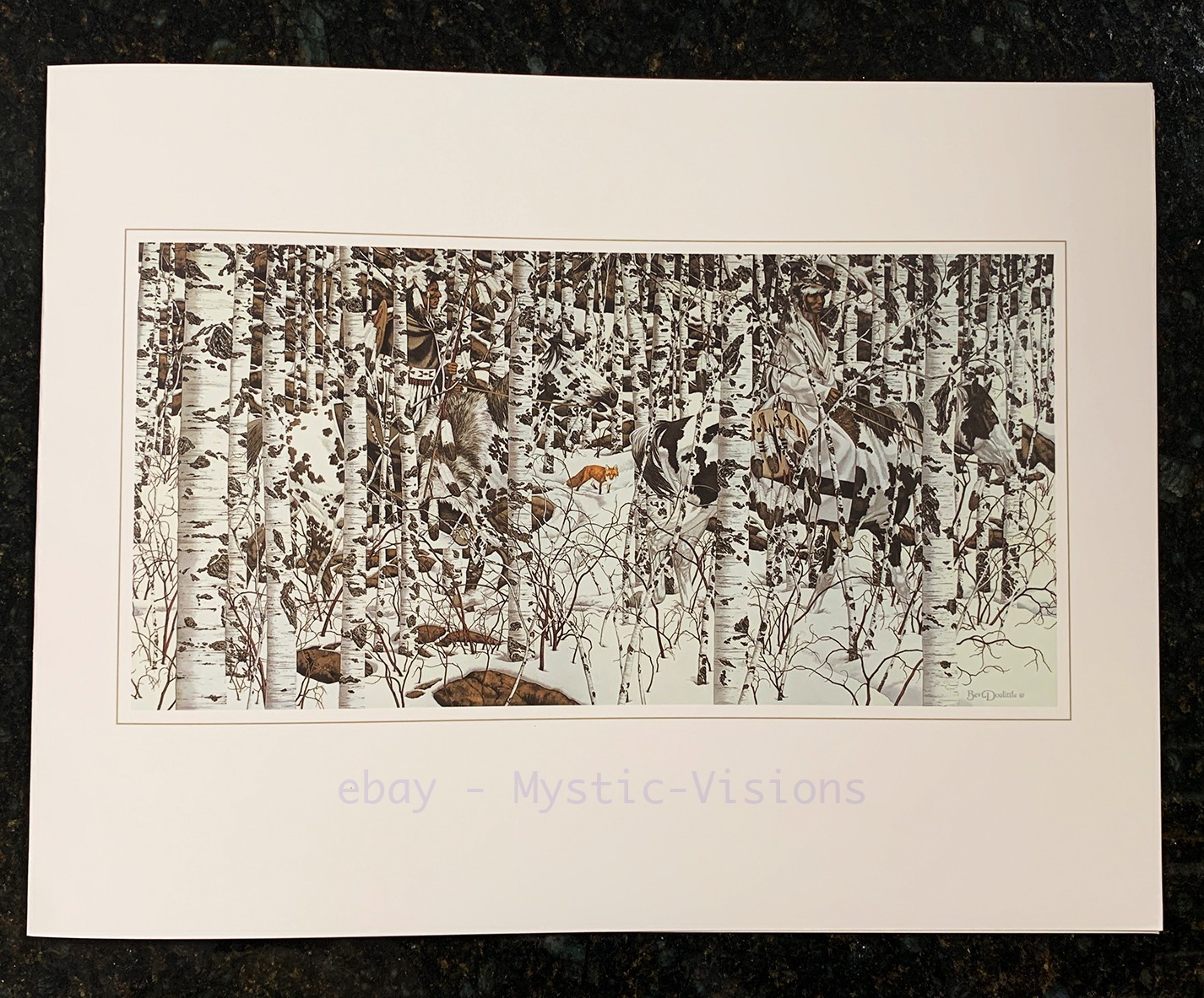 Bev Doolittle Woodland Encounter From Where Silence Speaks Limited Edition