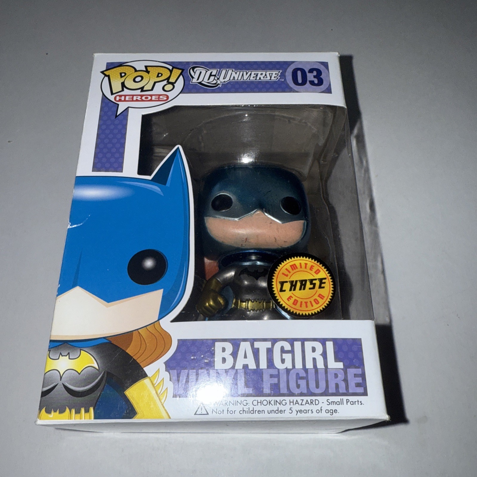Funko Pop 2010 Batgirl 03 Chase  Metallic Hard Stack