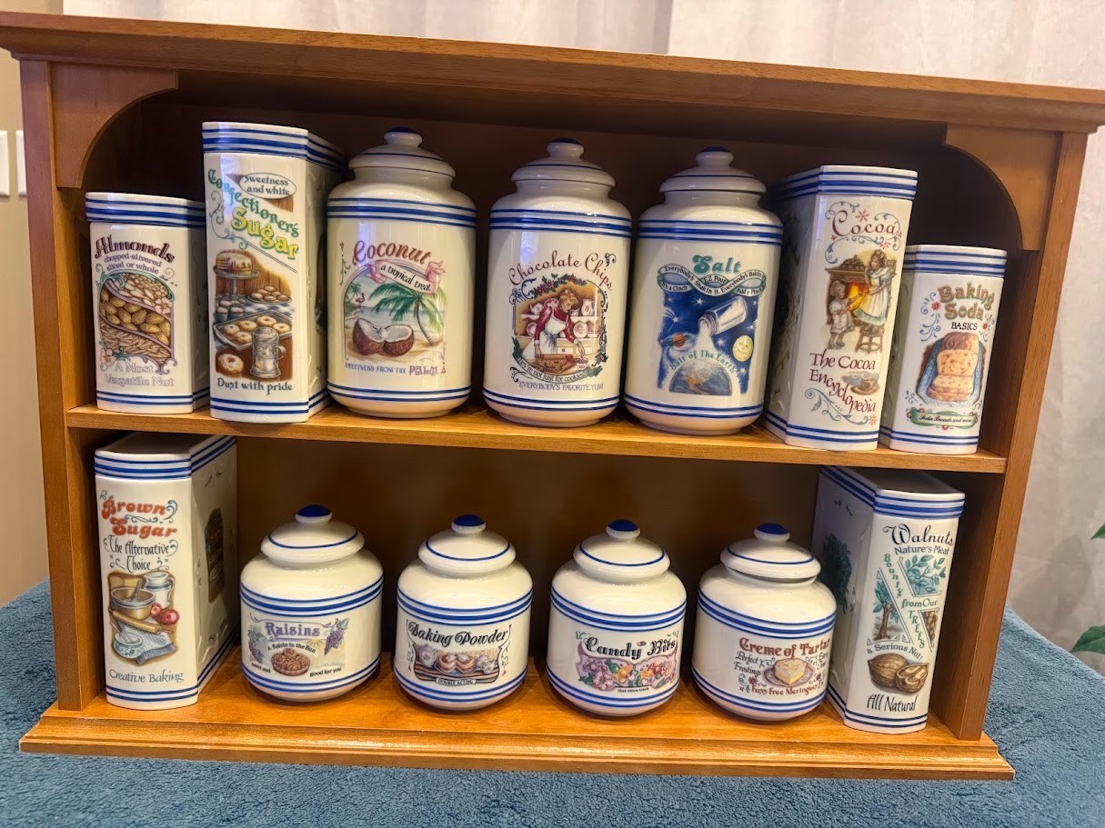 Rare Vintage Lenox Bakers Dozen 13 piece and Orignal shelf Rare Vintage Lenox Bakers Dozen 13 piece and Orignal shelf