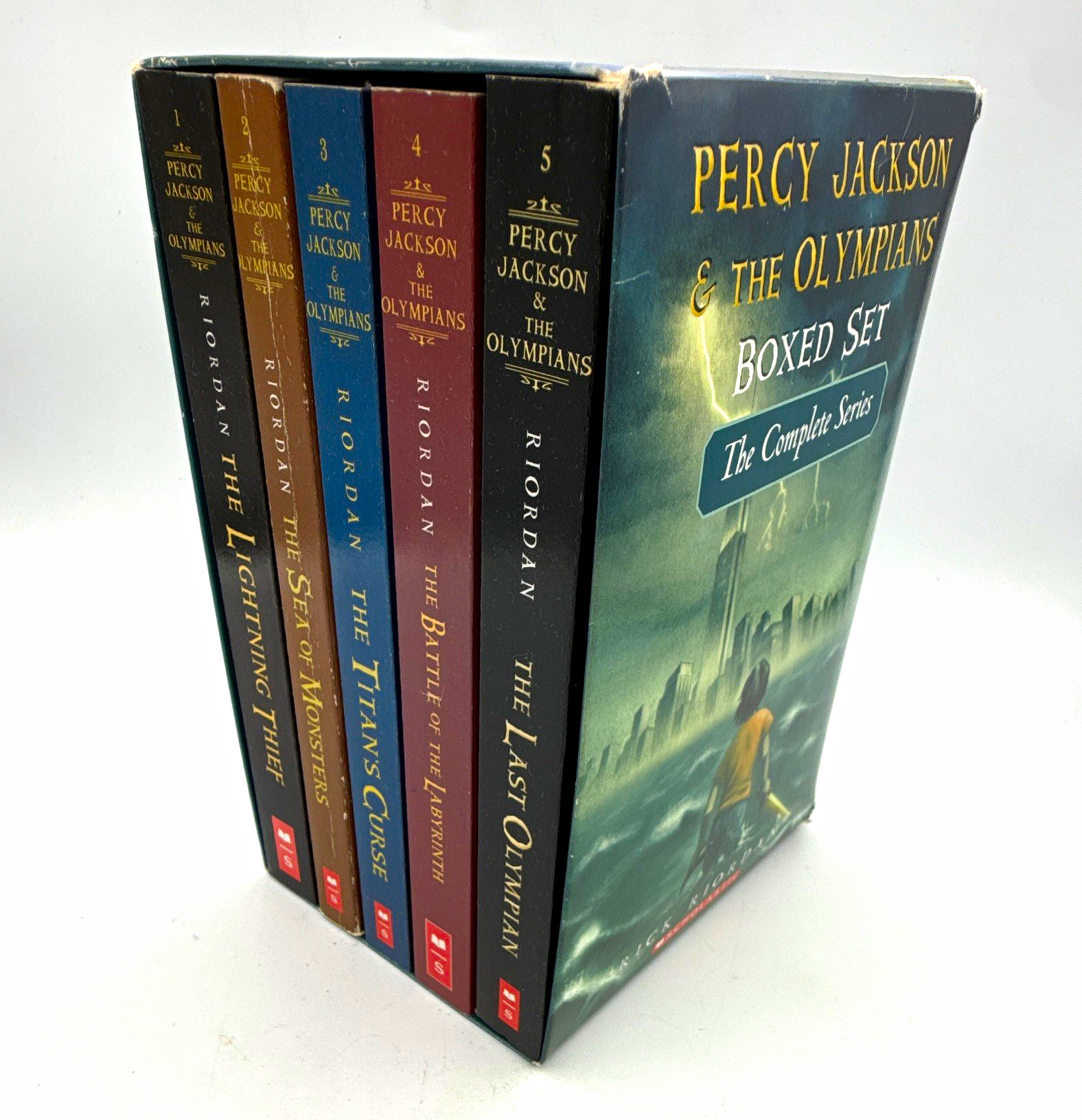 Percy Jackson & the Olympians Complete Series 5-Book Box Set Riordan (2009)