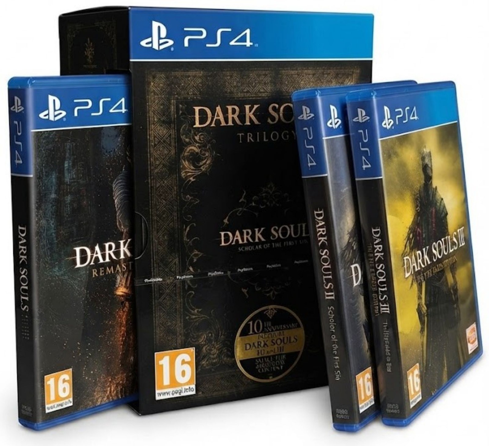 Dark Souls Trilogy PS4 Complete Edition Remastered 1 2 3 + DLC Brand New Sealed