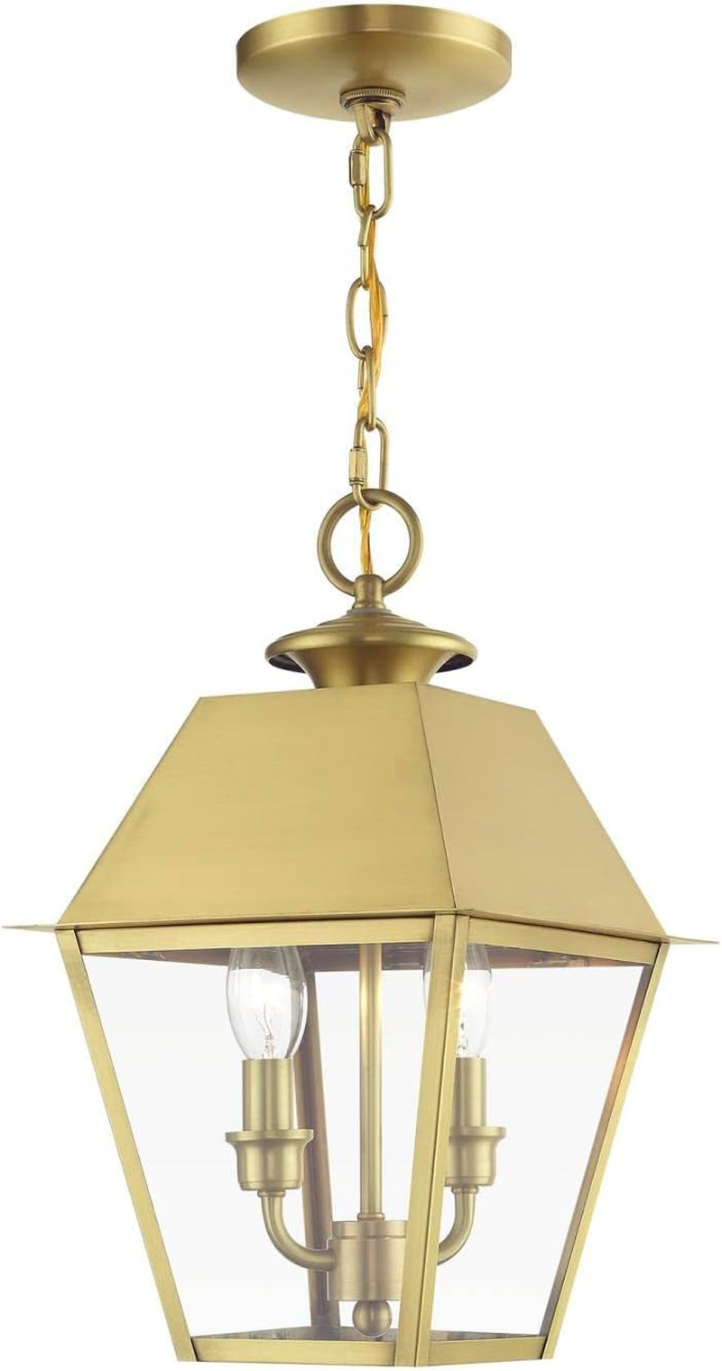Lighting Wentworth - 2 Light Medium Outdoor Pendant in Classic Style-15 Inches T