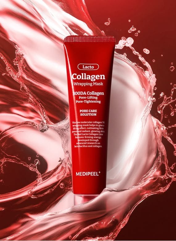 MDP+ Red Lacto Collagen Wrapping Mask Peel Off 2.36fl.oz / 70 ml NIDB
