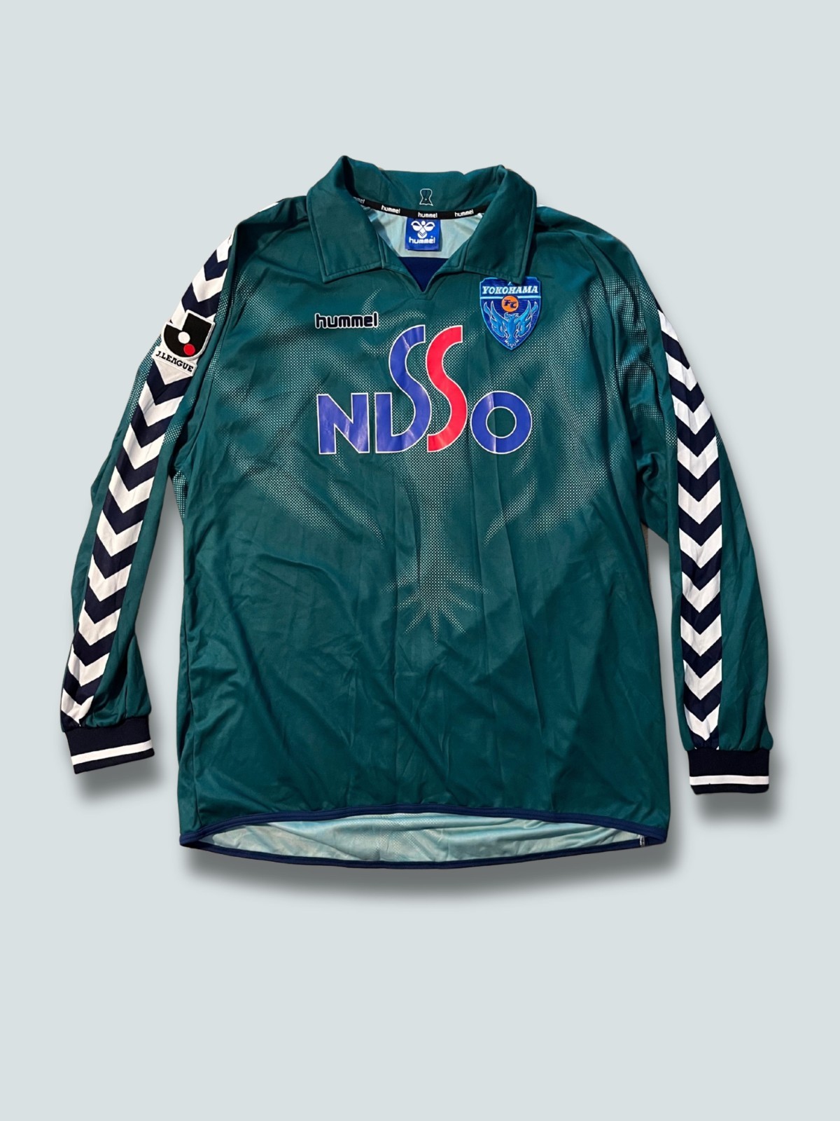Yokohama FC 2006 Hummel Goalkeeper Shirt J.League Long Sleeve Vintage Japan Yokohama FC 2006 Hummel Goalkeeper Shirt J.League Long Sleeve Vintage Japan