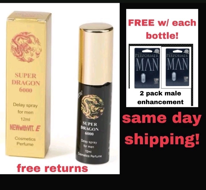 Super Dragon Spray + (2) Performer Man Bonus $20 Value With Each Bottle
