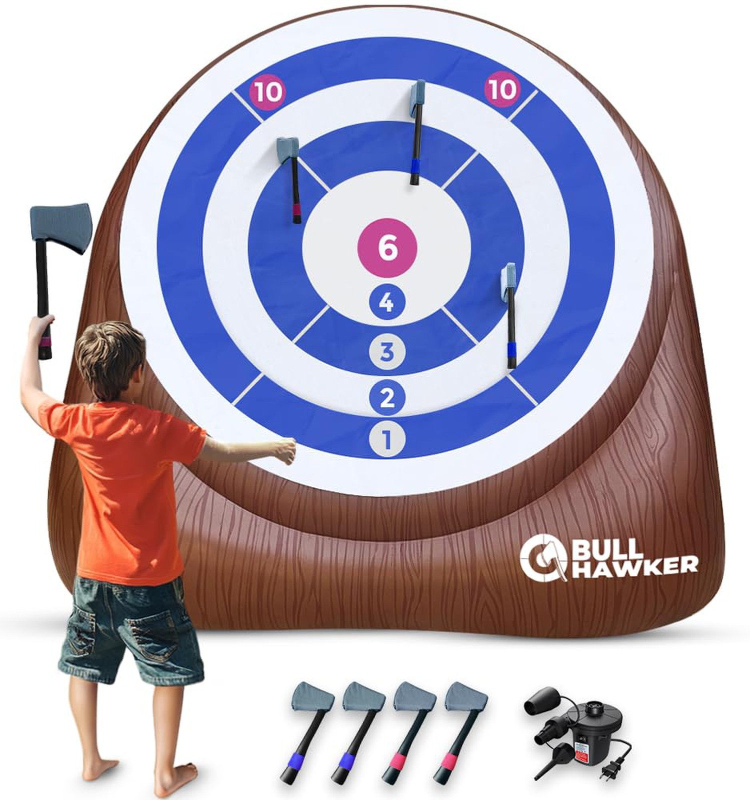 SWOOC Games - Bull Hawker™ | Giant Axe Darts (Over 6ft Tall) w/ 15+ Games | A... SWOOC Games - Bull Hawker™ | Giant Axe Darts (Over 6ft Tall) w/ 15+ Games | A...