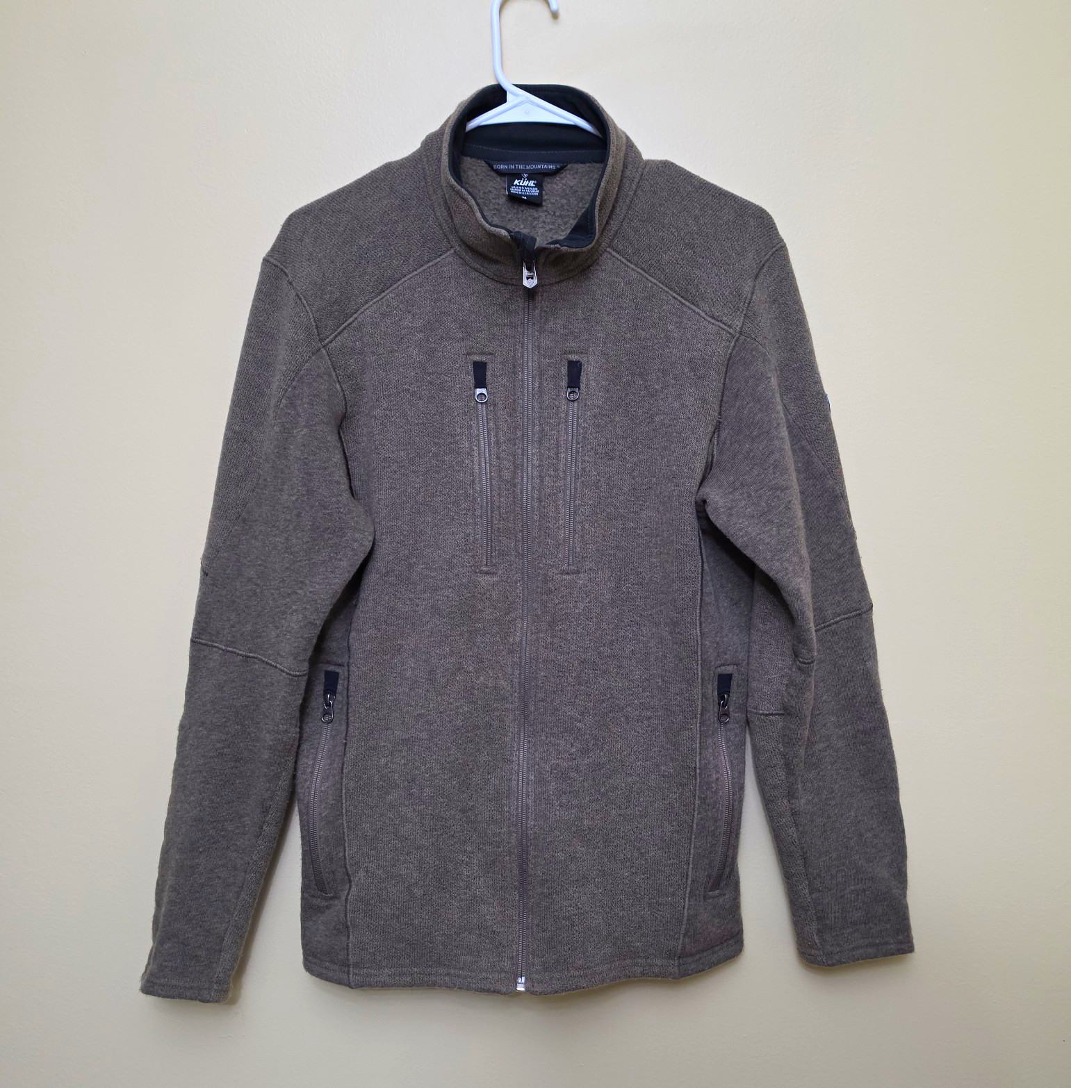 KÜHL Born In The Mountains Men’s Full-Zip Jacket w/ Pockets Brown M