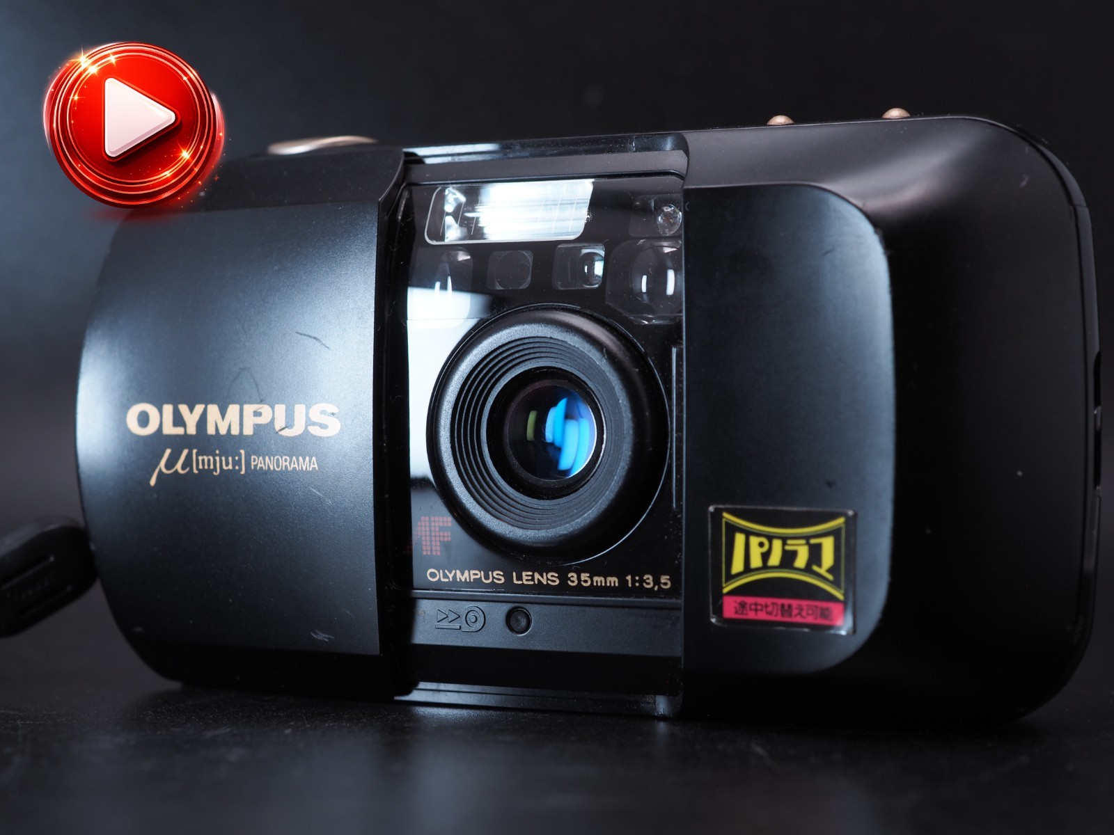 [US 1-Yr Wty] Olympus µ mju Panorama 35mm Film Camera From JAPAN #J449