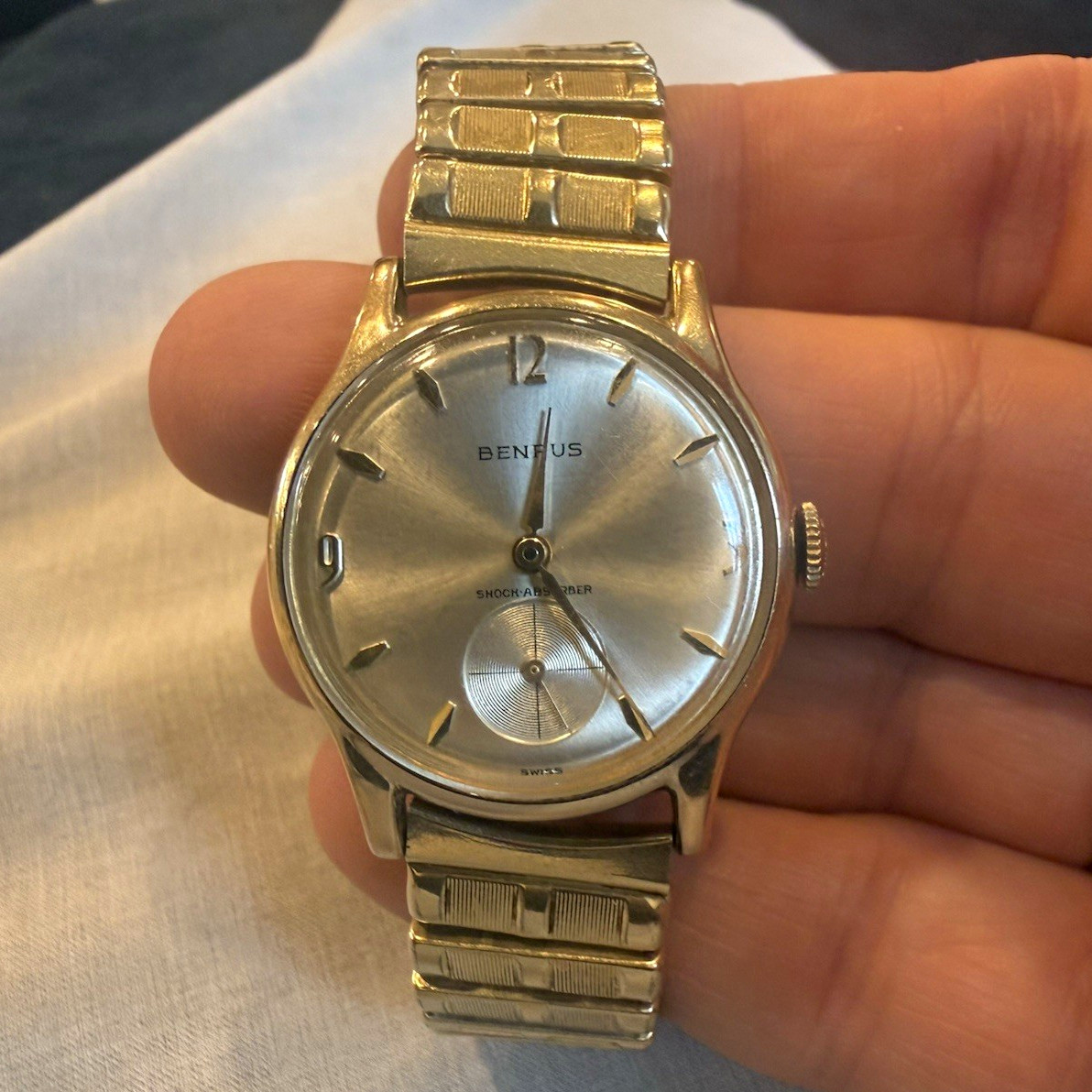 Vintage 1960s Benrus Manual Wind Watch