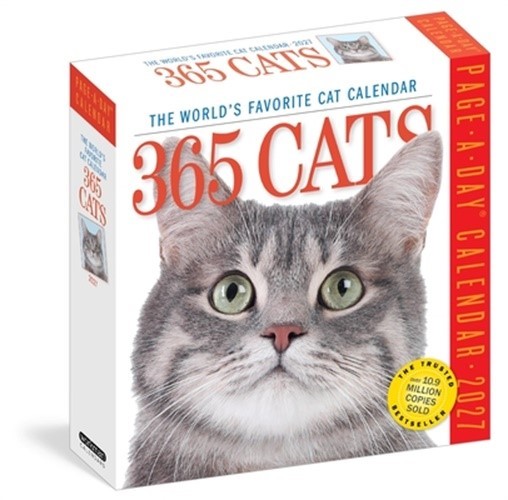 365 Cats Page-A-Day(r) Calendar 2027: The World\'s Favorite Cat Calendar (Calenda