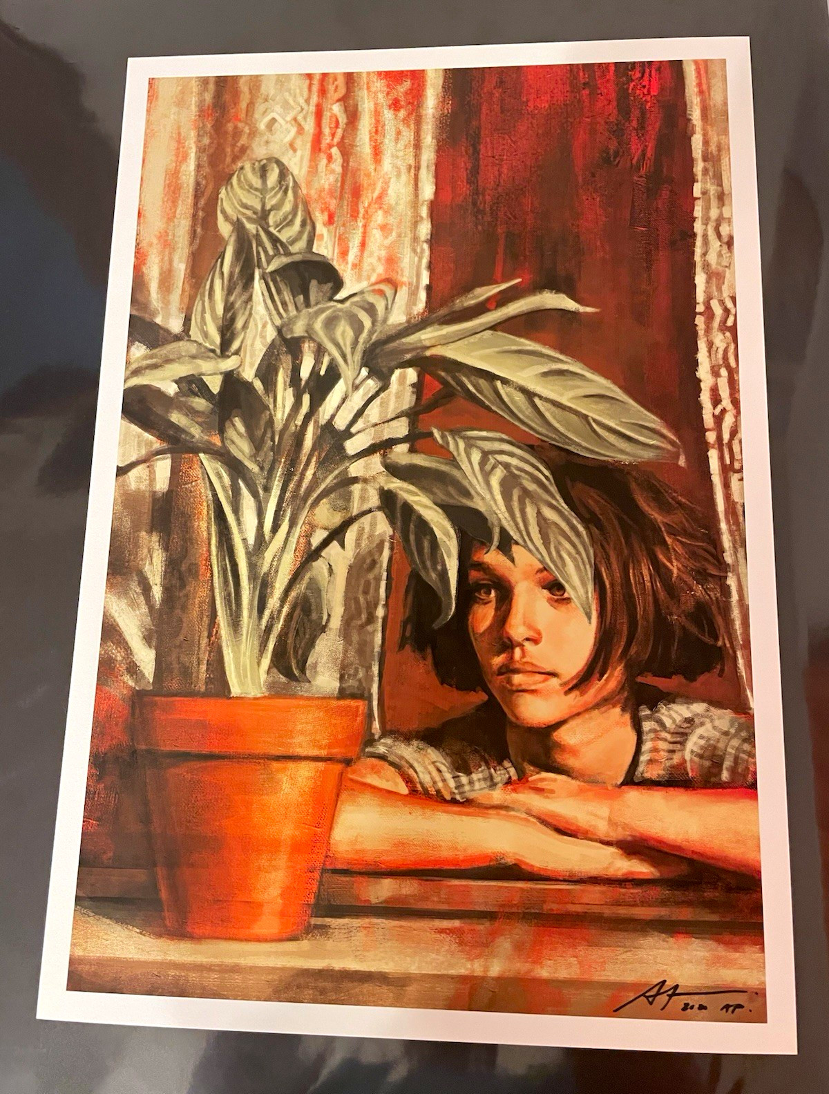 Alice X Zhang The Cleaner Leon the Professional AP Art Print Natalie Portman