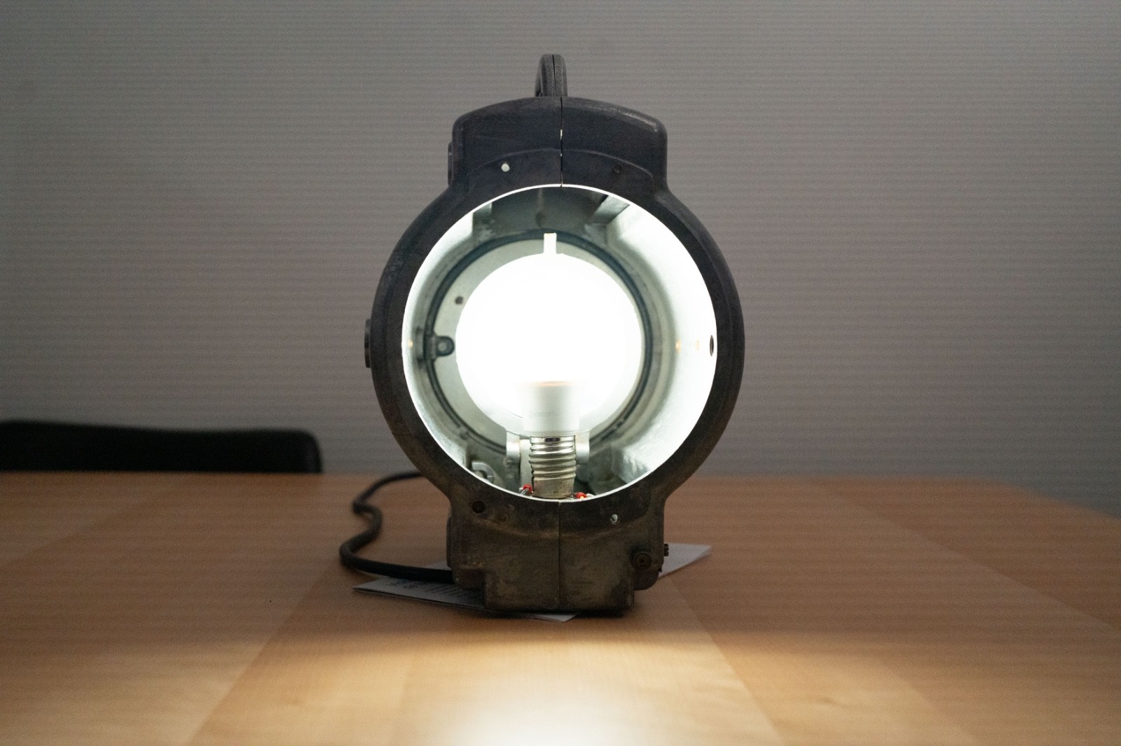 Vintage Fresnel Lamp, Circa 1950s Vintage Fresnel Lamp, Circa 1950s