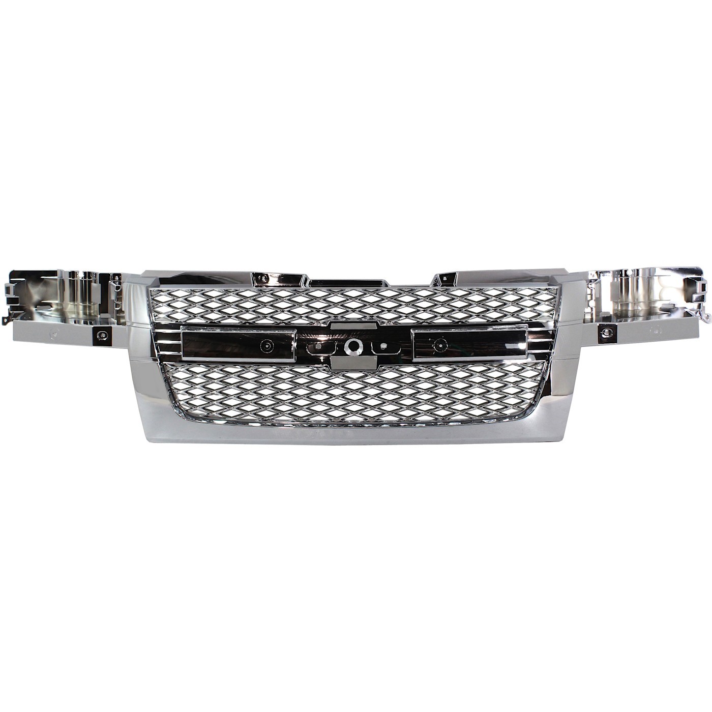 Grille For 2004-2012 Chevrolet Colorado Chrome Plastic